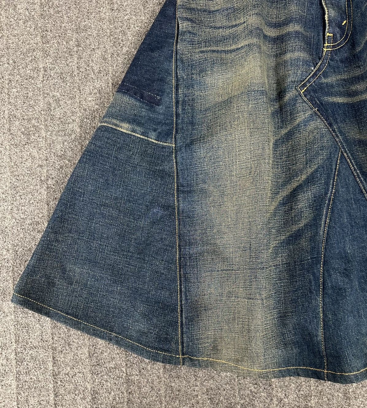 Junya Watanabe Junya - Watanabe CDG AD2015 Reconstructed Patch Denim Skirt Size 26" / US 2 / IT 38 - 5 Thumbnail
