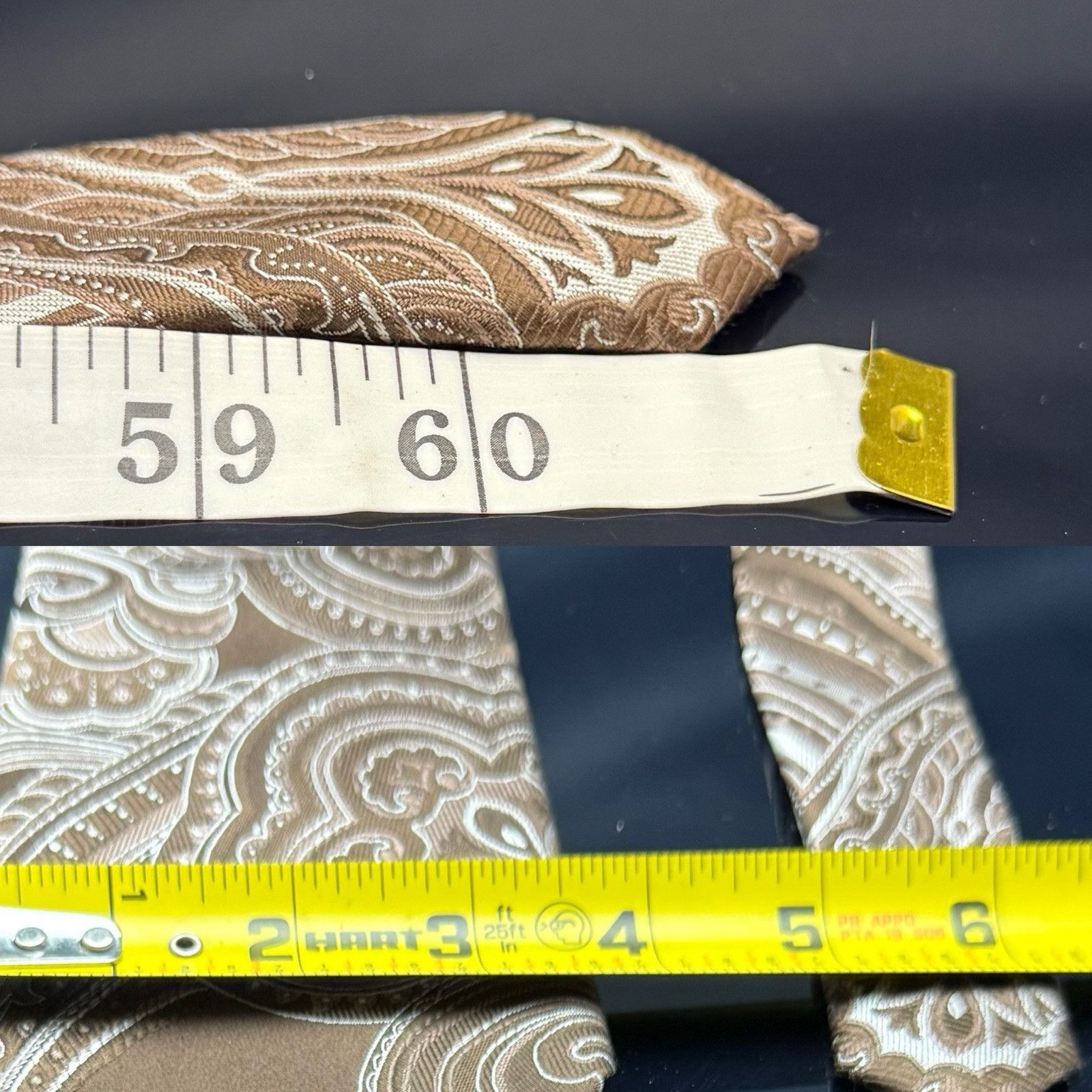 Donald Trump DONALD J TRUMP MEN'S TIE BROWN/Paisley Width: 3.5" Length: 6 Size ONE SIZE - 3 Thumbnail