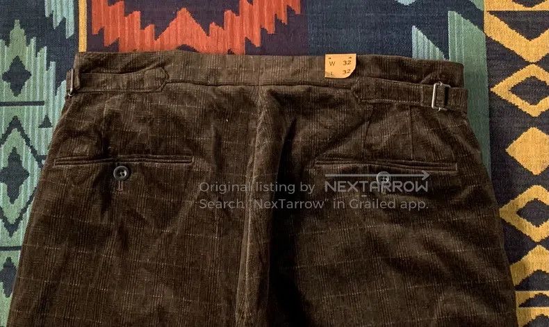 RRL Ralph Lauren RRL Ralph Lauren Velvet Officer Dress Pants Size US 32 / EU 48 - 5 Thumbnail