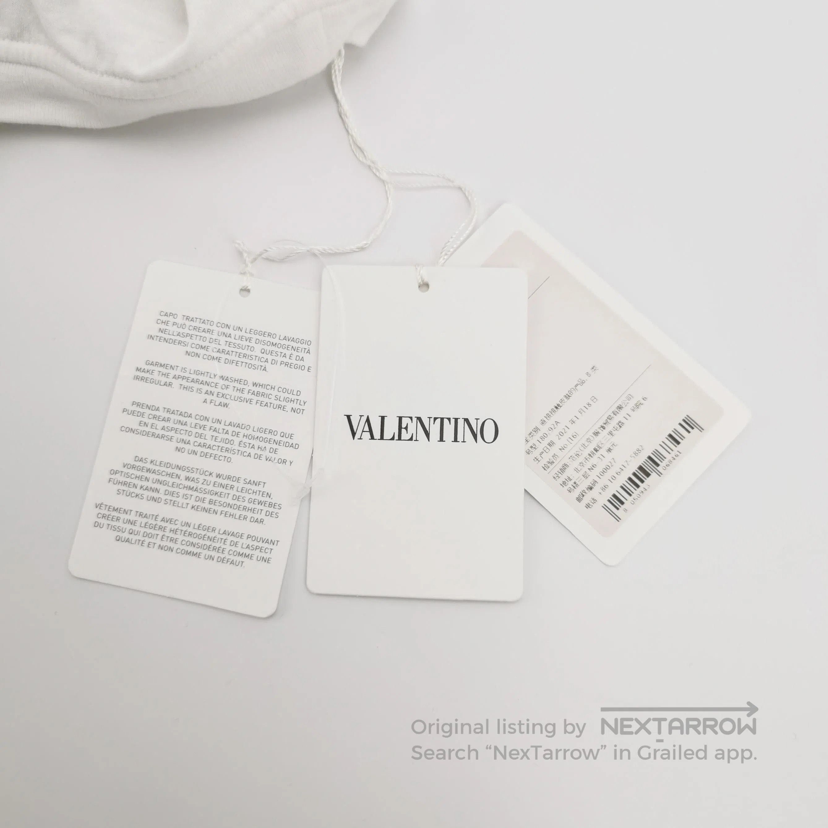 Louis Vuitton Valentino XS Cotton Floral Logo Crewneck T. Size US S / EU 44-46 / 1 - 3 Thumbnail