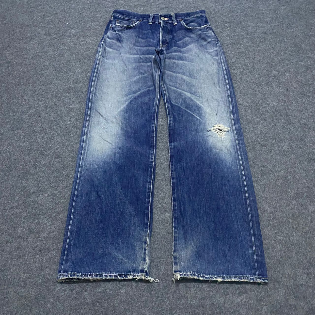 Edwin 💥Vintage Edwin Selvedge Redline Distressed Denim Size US 32 / EU 48 - 2 Thumbnail