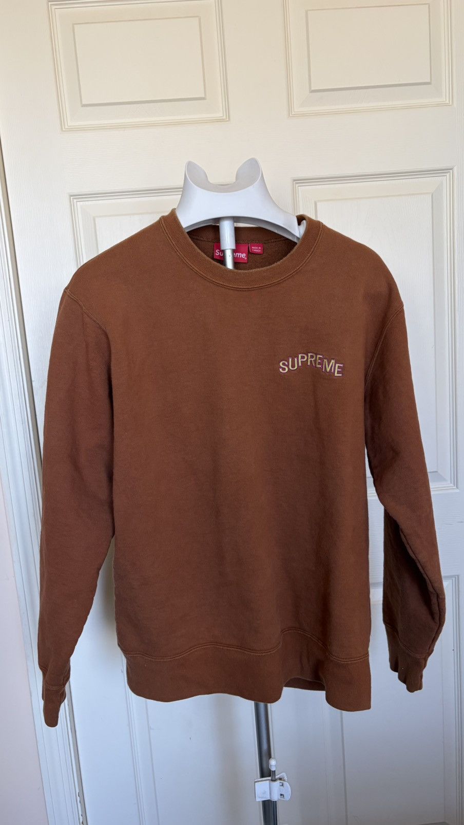 Supreme Supreme Step Arc Crewneck Brown FW Crewneck Sweatshirt Size US M / EU 48-50 / 2 - 6 Thumbnail