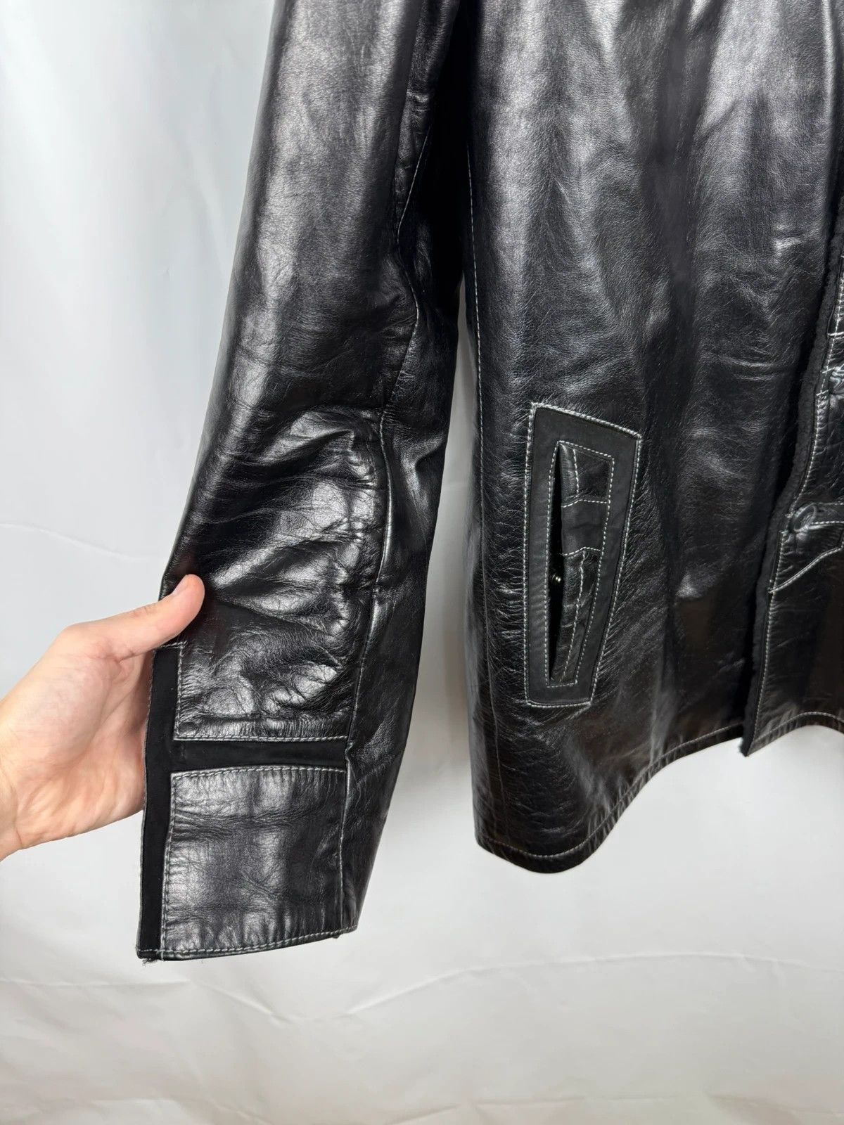 Other Ambrossio Genuine Leather Men Coat Warm size 50 Size US M / EU 48-50 / 2 - 4 Thumbnail