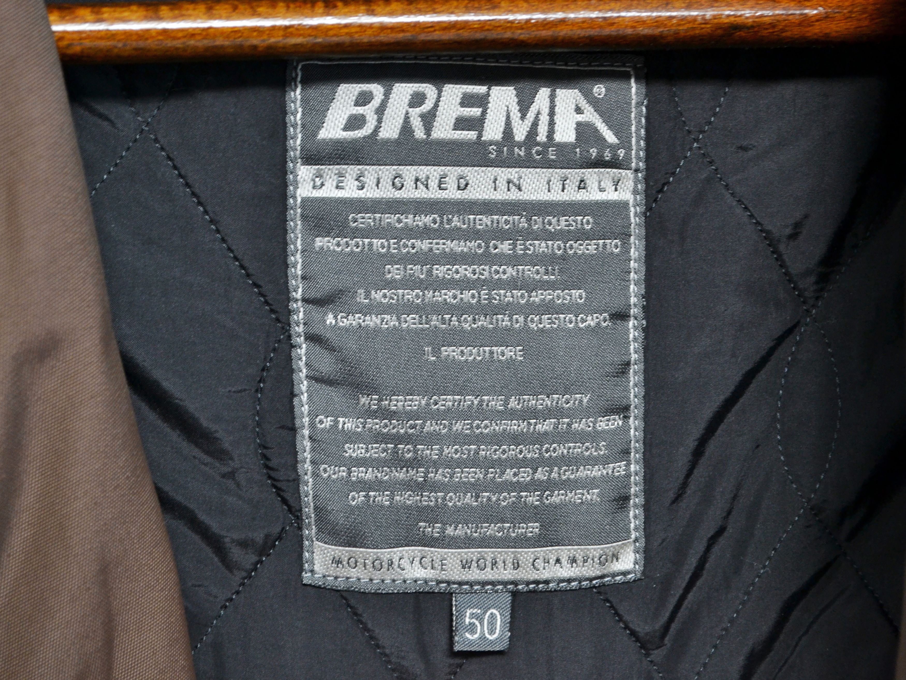 Other BREMA Italy Men’s Lightweight Motorcycle Jacket Brown Size US XL / EU 56 / 4 - 9 Thumbnail