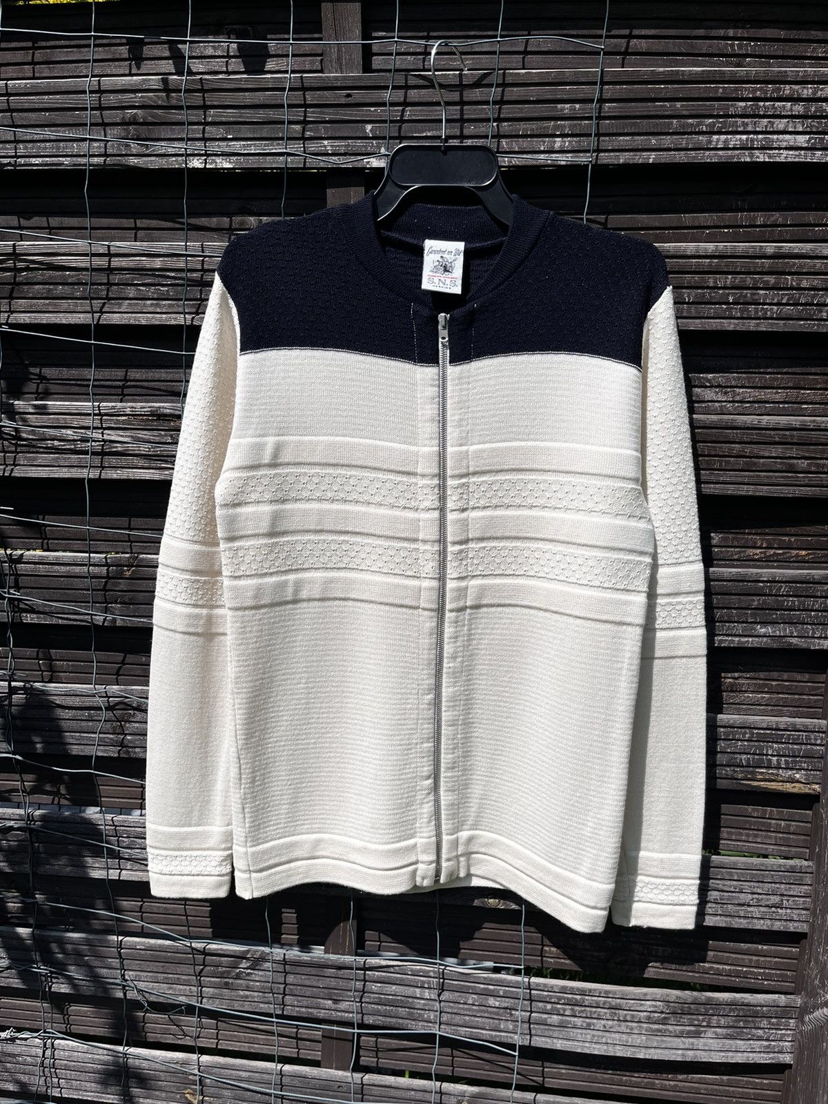 S.N.S. Herning 🧶 S.N.S. HERNING FULL ZIP KNIT LUXURY Y2K WOOL RARE SWEATER Size US L / EU 52-54 / 3 - 1 Thumbnail