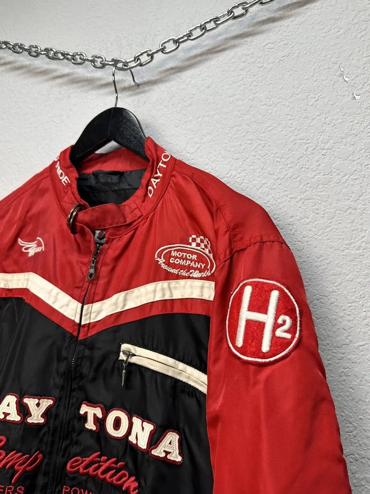 Formula 1 Moto Vodafone F1 Nascar Racing Jacket Leather Red Bull Lucky Size US XXL / EU 58 / 5 - 8 Thumbnail