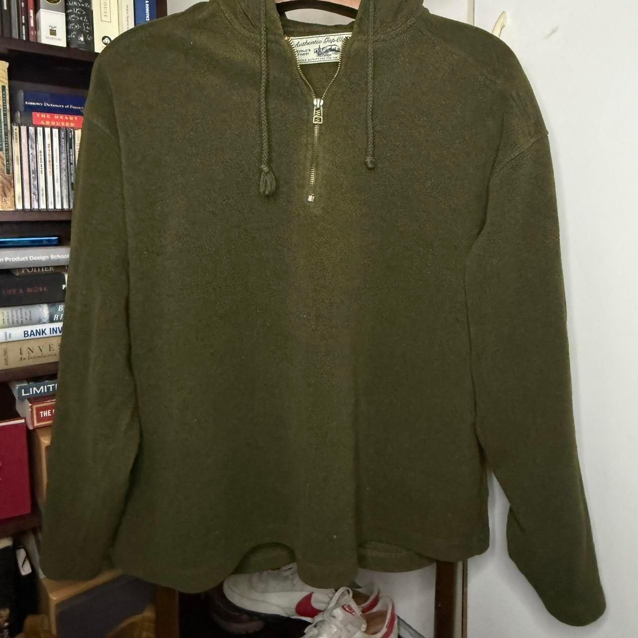 Gap Gap Green Fleece Hoodie Size US L / EU 52-54 / 3 - 2 Thumbnail