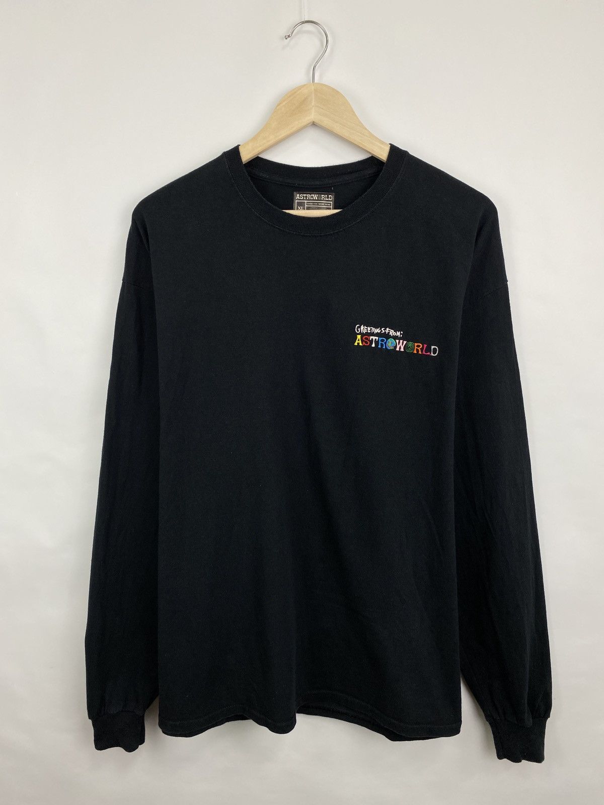 Band Tees × Travis Scott Travis Scott Astroworld Greetings From Long Sleeve Rare Hype Size US XL / EU 56 / 4 - 4 Thumbnail