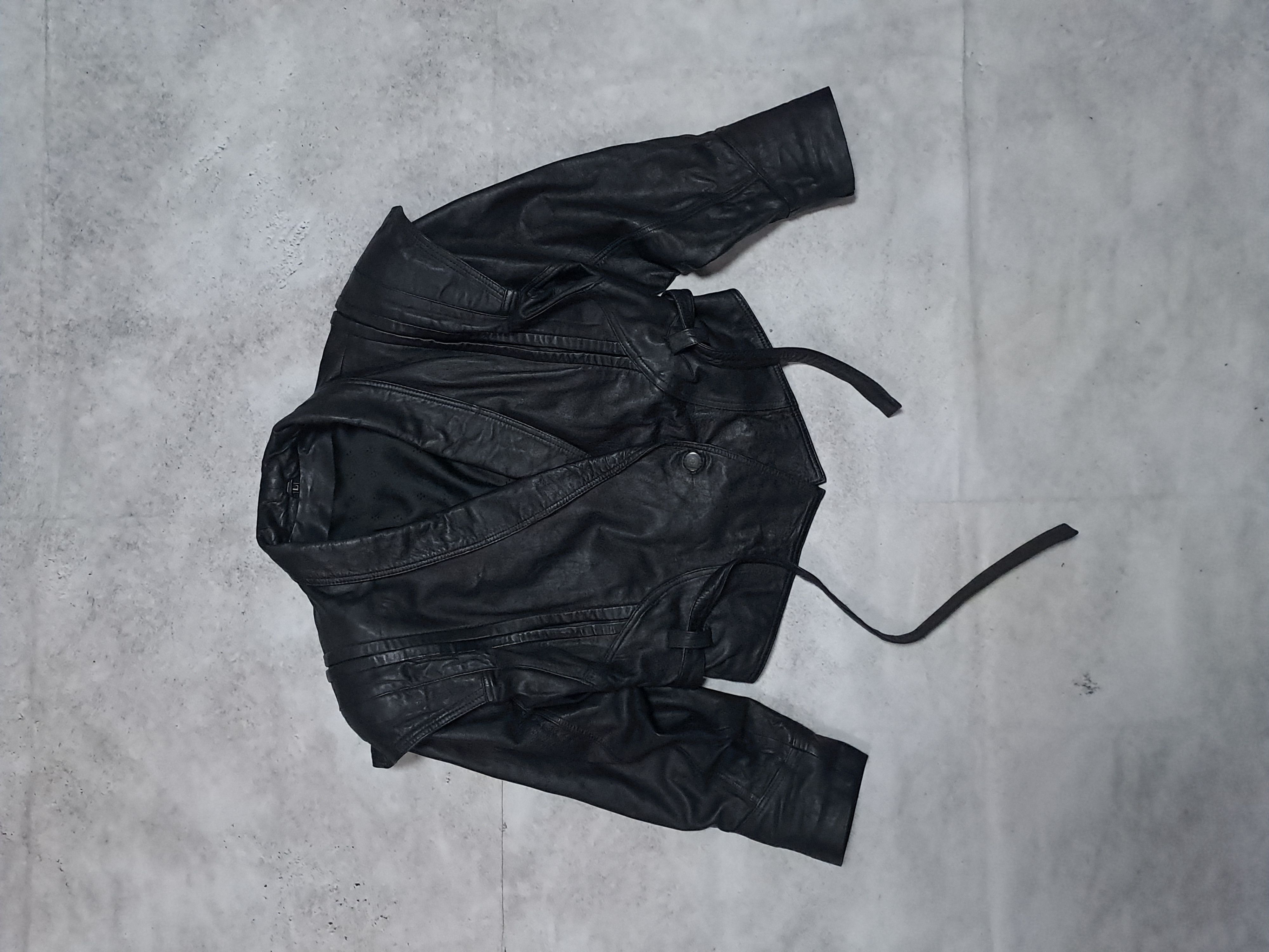 Japanese Brand × Vintage Vintage Ninja Robe Leather Jacket 80s Made in ...