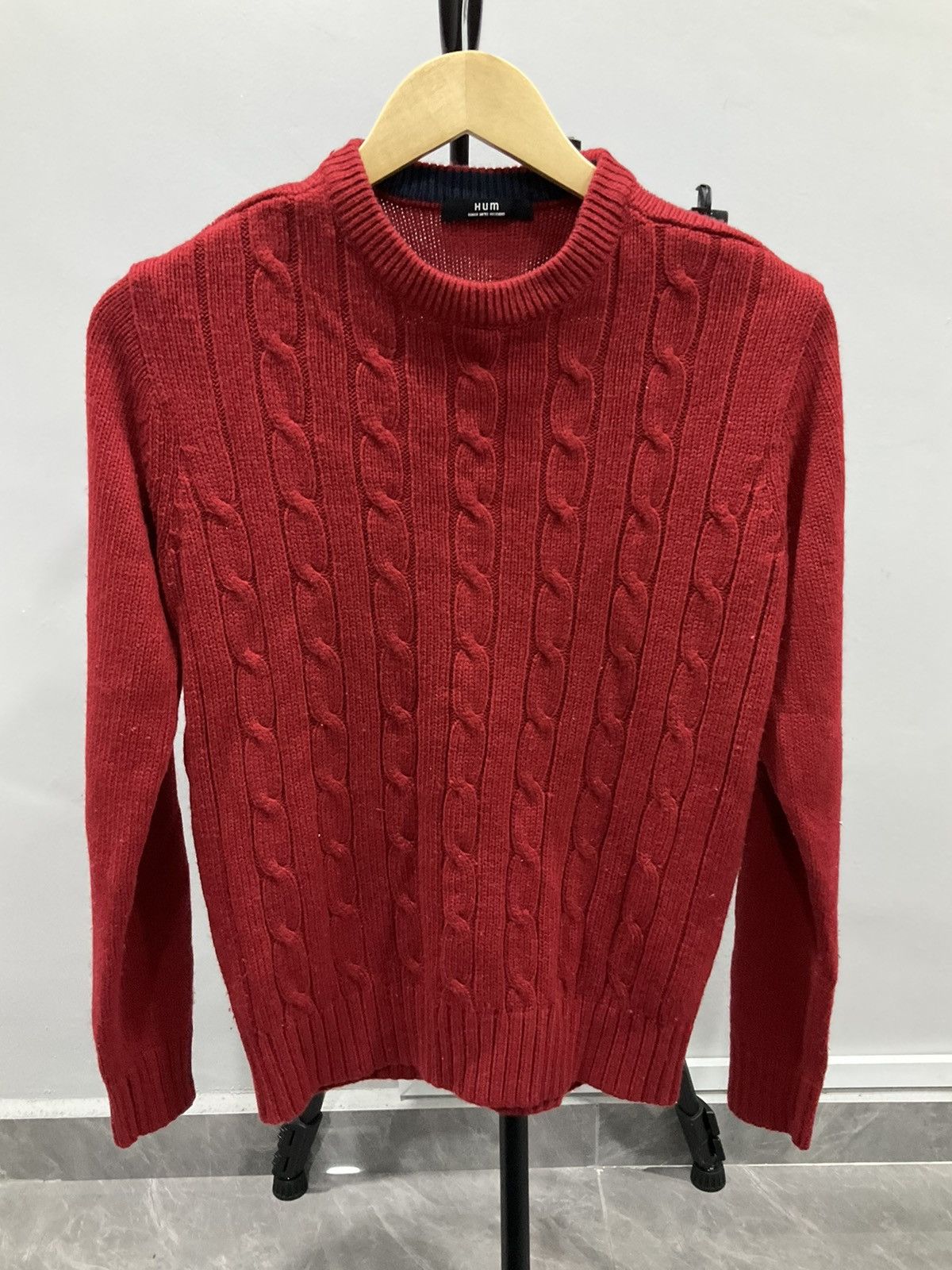 Coloured Cable Knit Sweater × Issey Miyake × Japanese Brand 