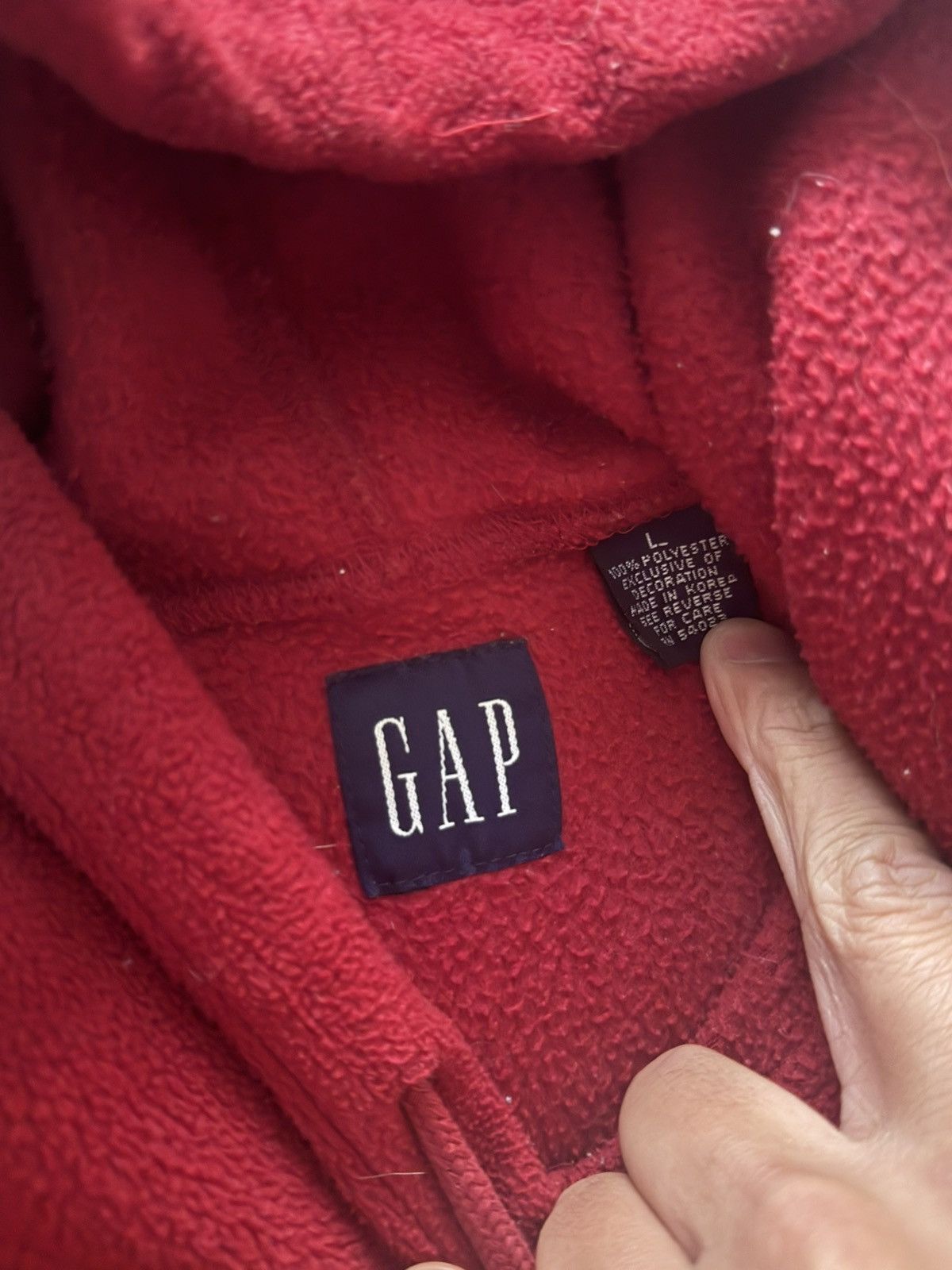 Gap Fuzzy Gap Hoodie Size US L / EU 52-54 / 3 - 2 Thumbnail