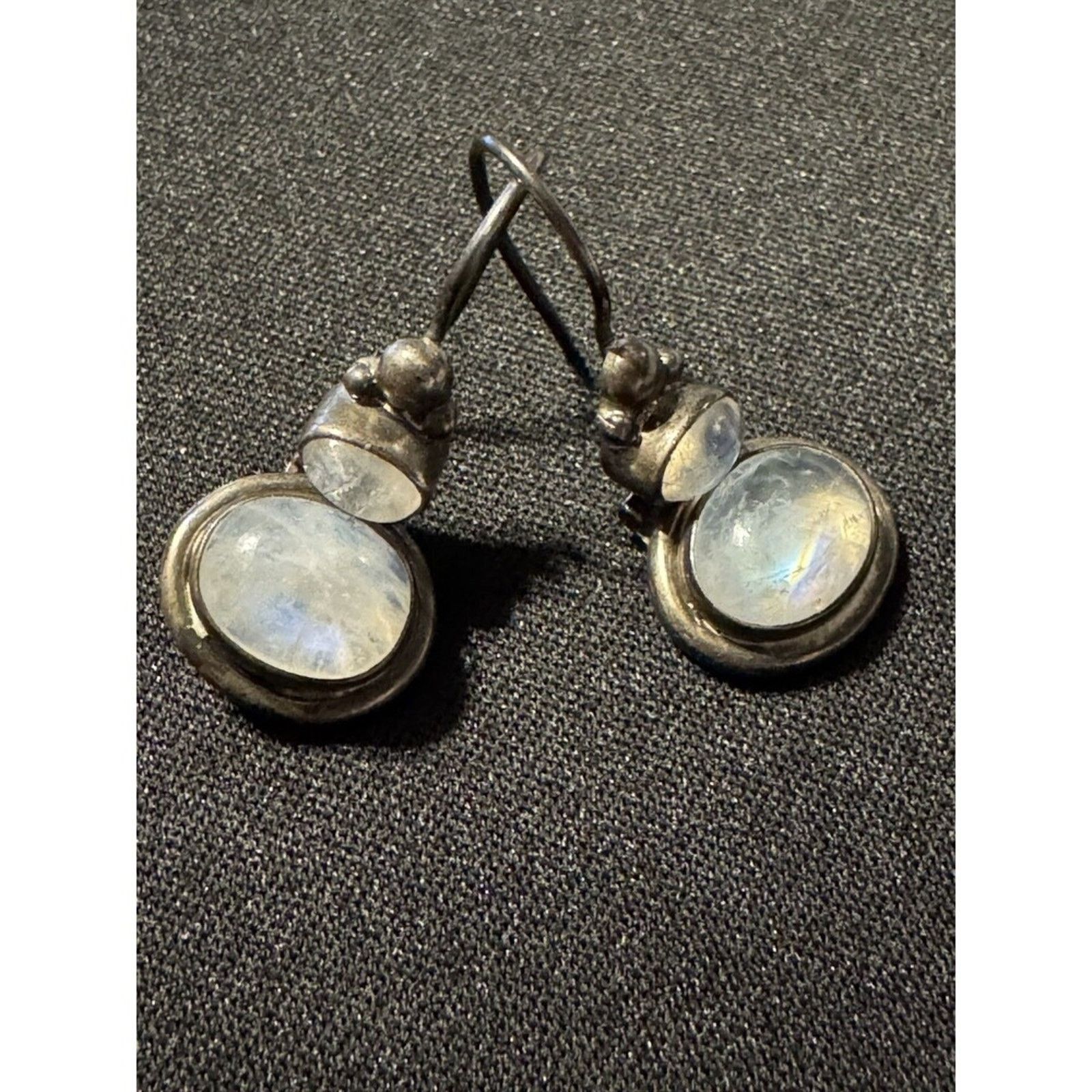 Other NB 925 Fish Hook Quart w/ Flash Earrings Nice Patina Size ONE SIZE - 3 Thumbnail