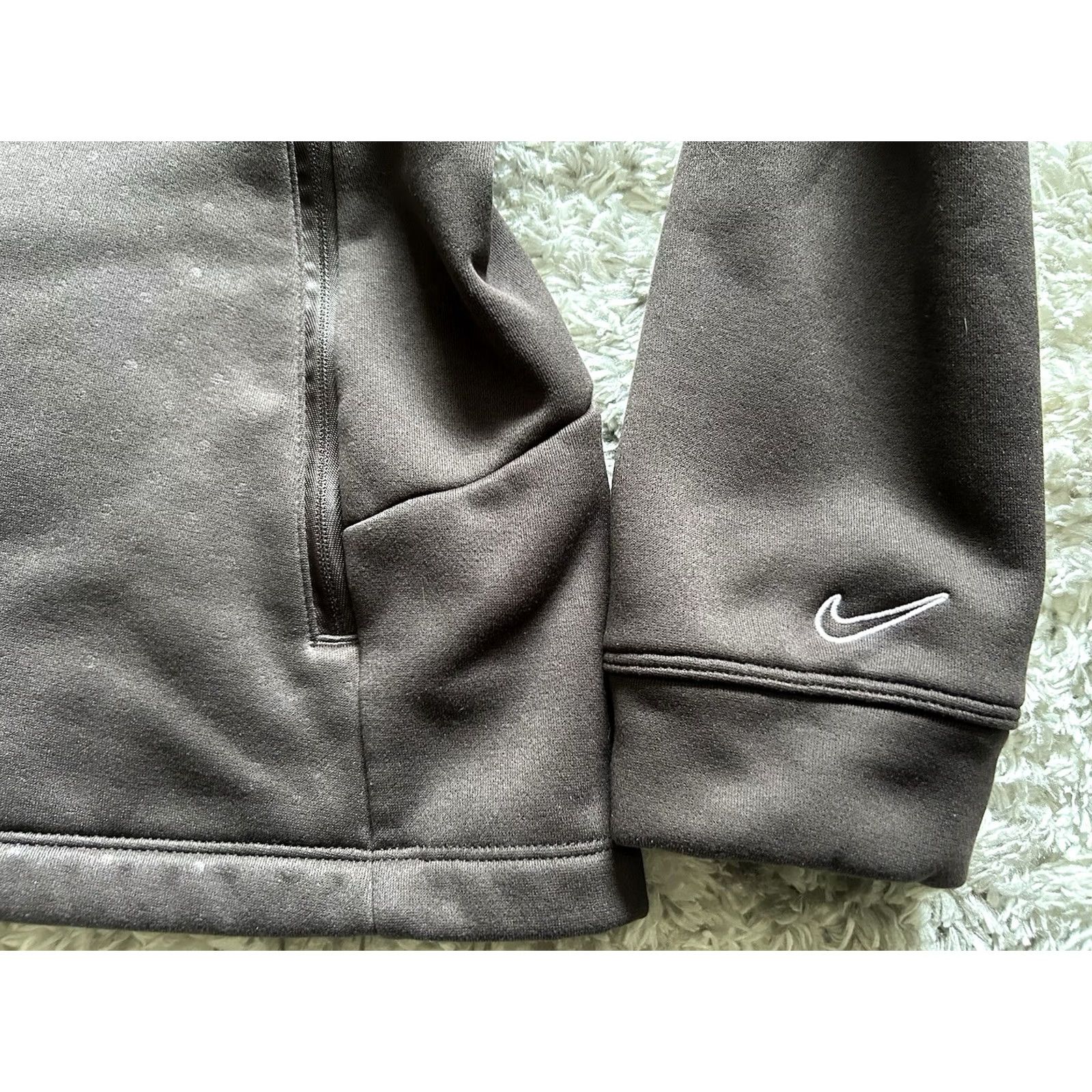 Nike Nike Women’s Jacket Brown Full Zip L - Coeur d’Alene Resort Golf Course, Polyester, Basic Style, Outdoor/Active 90s? Size L / US 10 / IT 46 - 3 Thumbnail