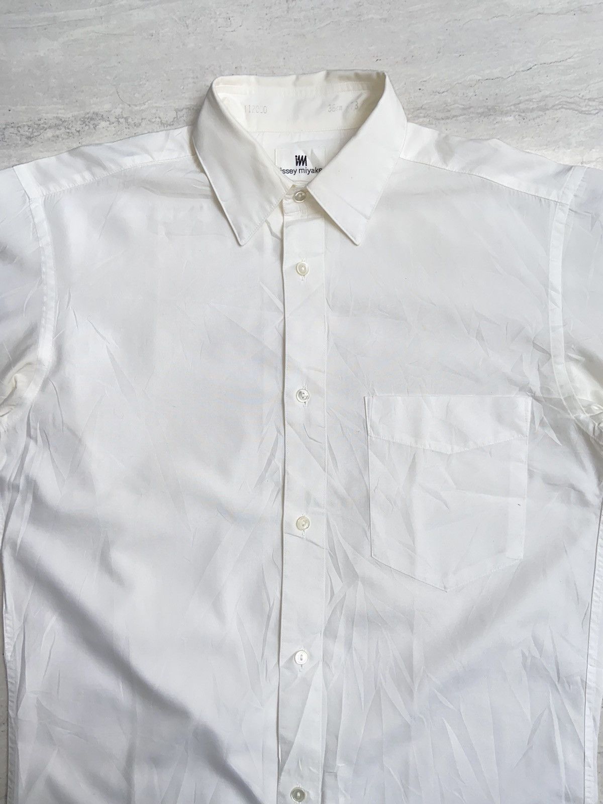 Issey Miyake ISSEY MIYAKE IM White Shirt Size US S / EU 44-46 / 1 - 3 Thumbnail