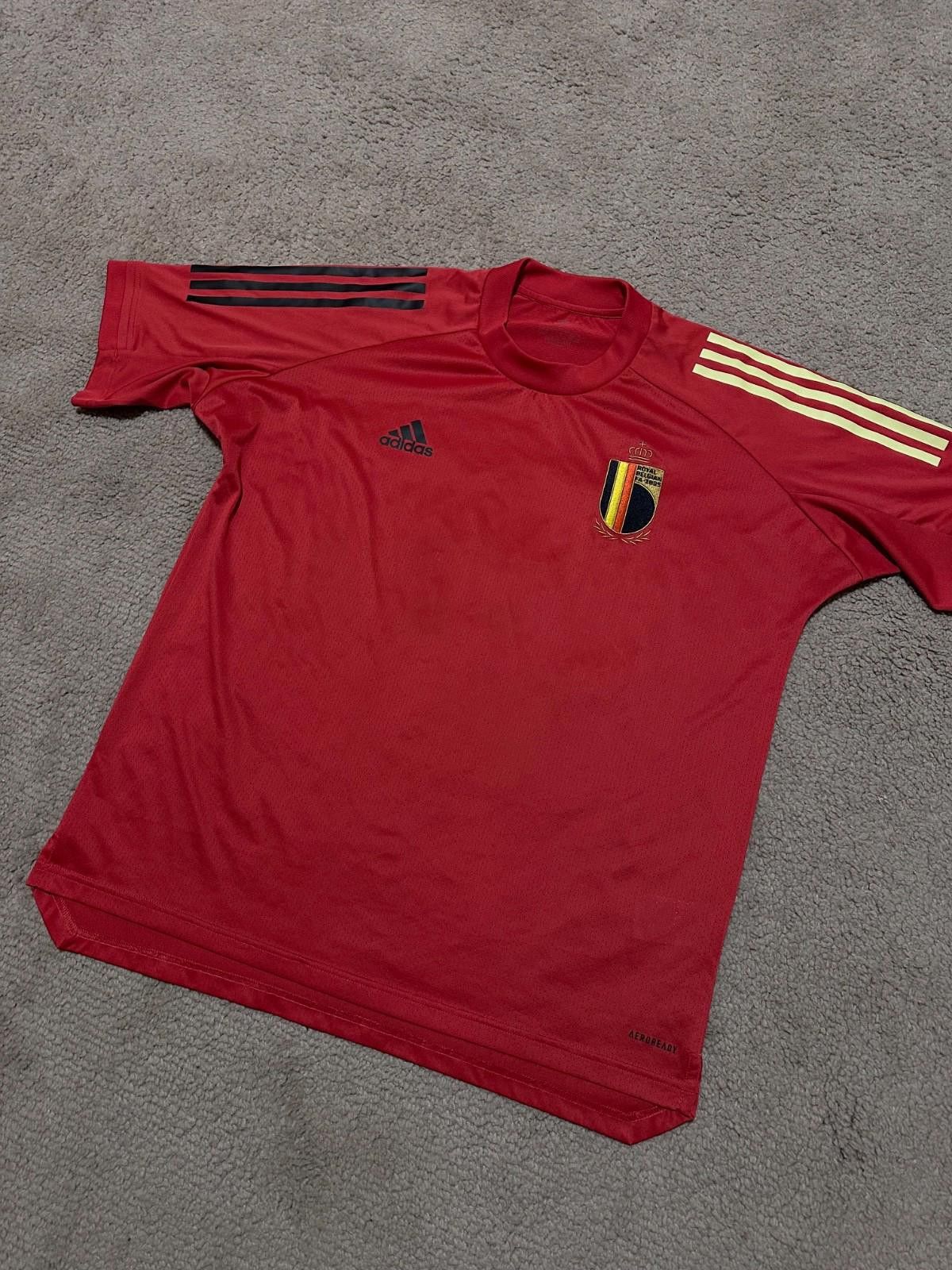 Adidas 2019-20 Belgium adidas Football Soccer Training Shirt Sz L Size US L / EU 52-54 / 3 - 2 Thumbnail
