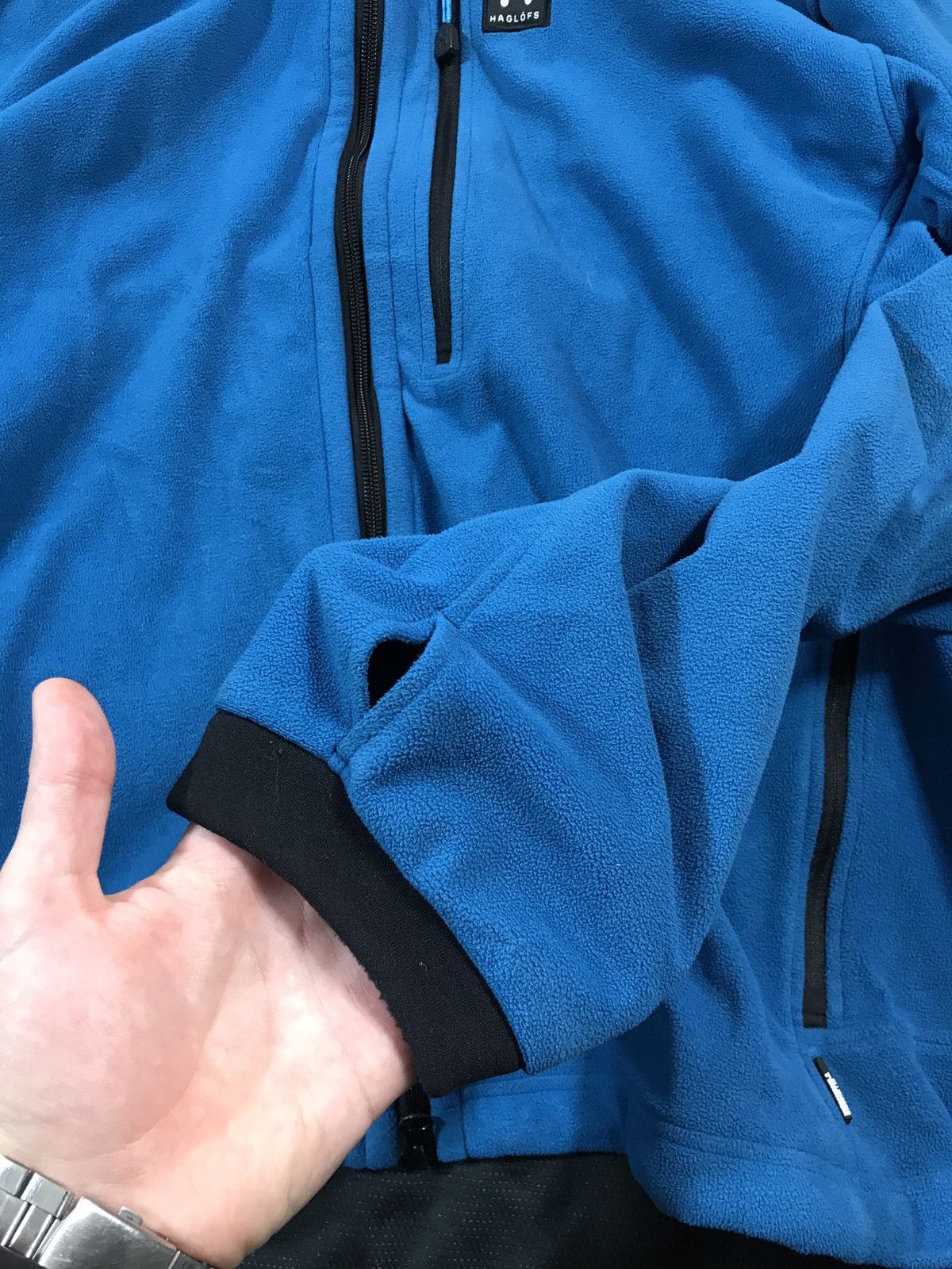 Haglofs × Vintage Vintage Haglofs Windstopper Fleece Jacket Size US XL / EU 56 / 4 - 9 Thumbnail