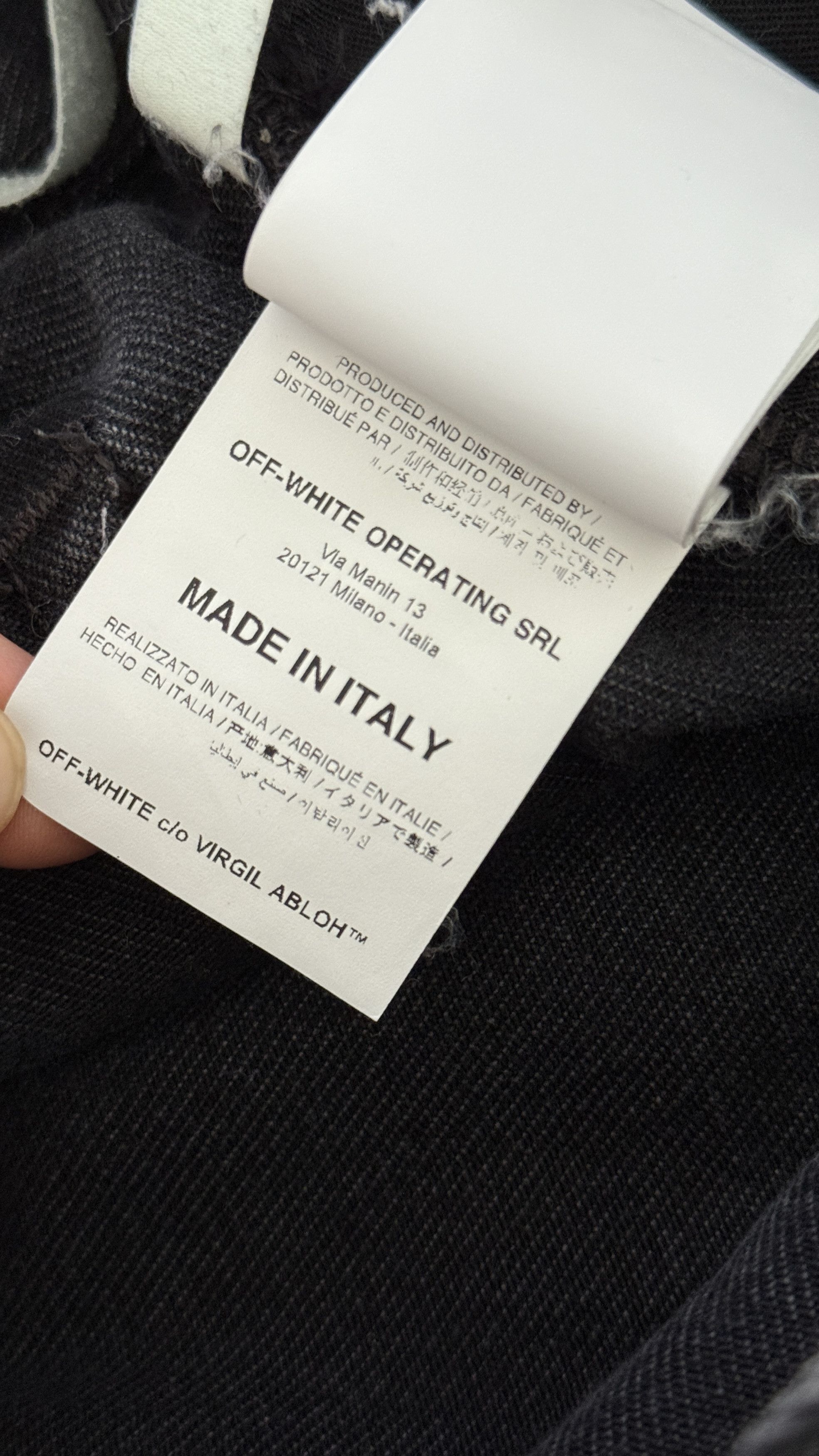 Off-White Denim Jeans Drawstring Size US 34 / EU 50 - 7 Thumbnail
