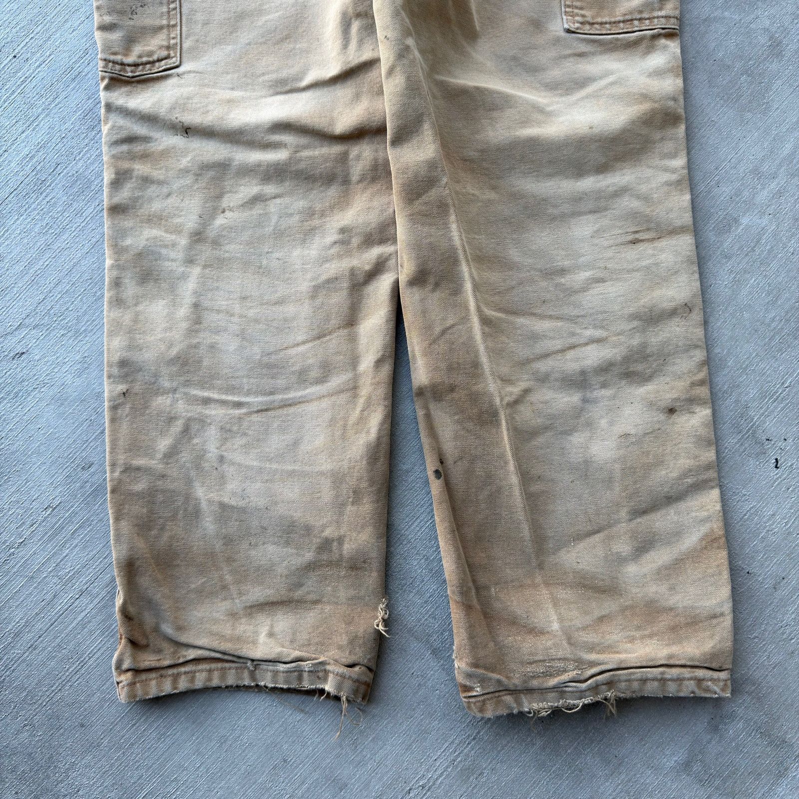 Carhartt × Vintage Vintage Y2K Carhartt brown double knee work carpenter pants Size US 29 - 7 Thumbnail