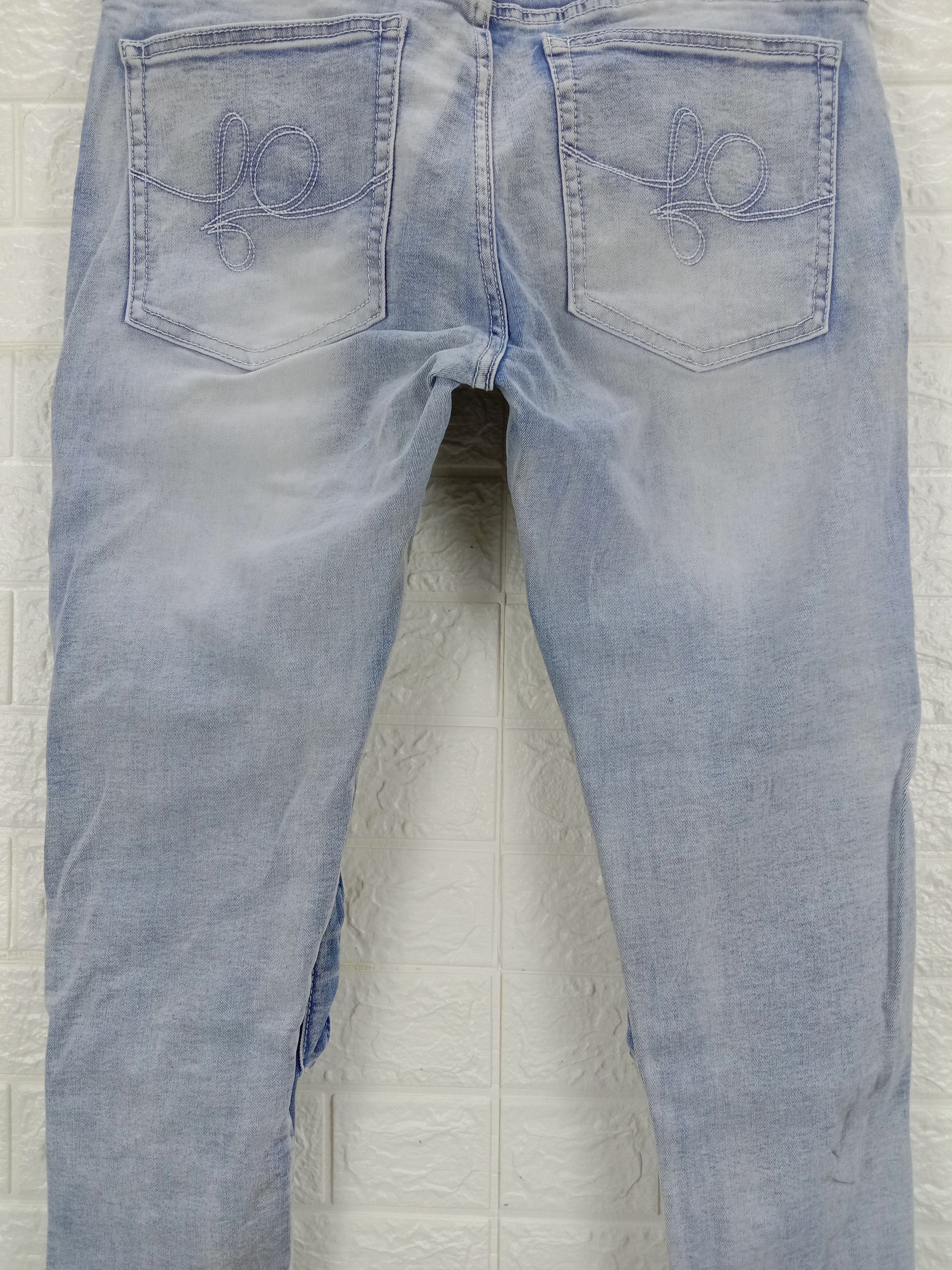 If Six Was Nine Vintage Japanese Bondage Multi Pocket Cargo Jeans Size US 34 / EU 50 - 7 Thumbnail