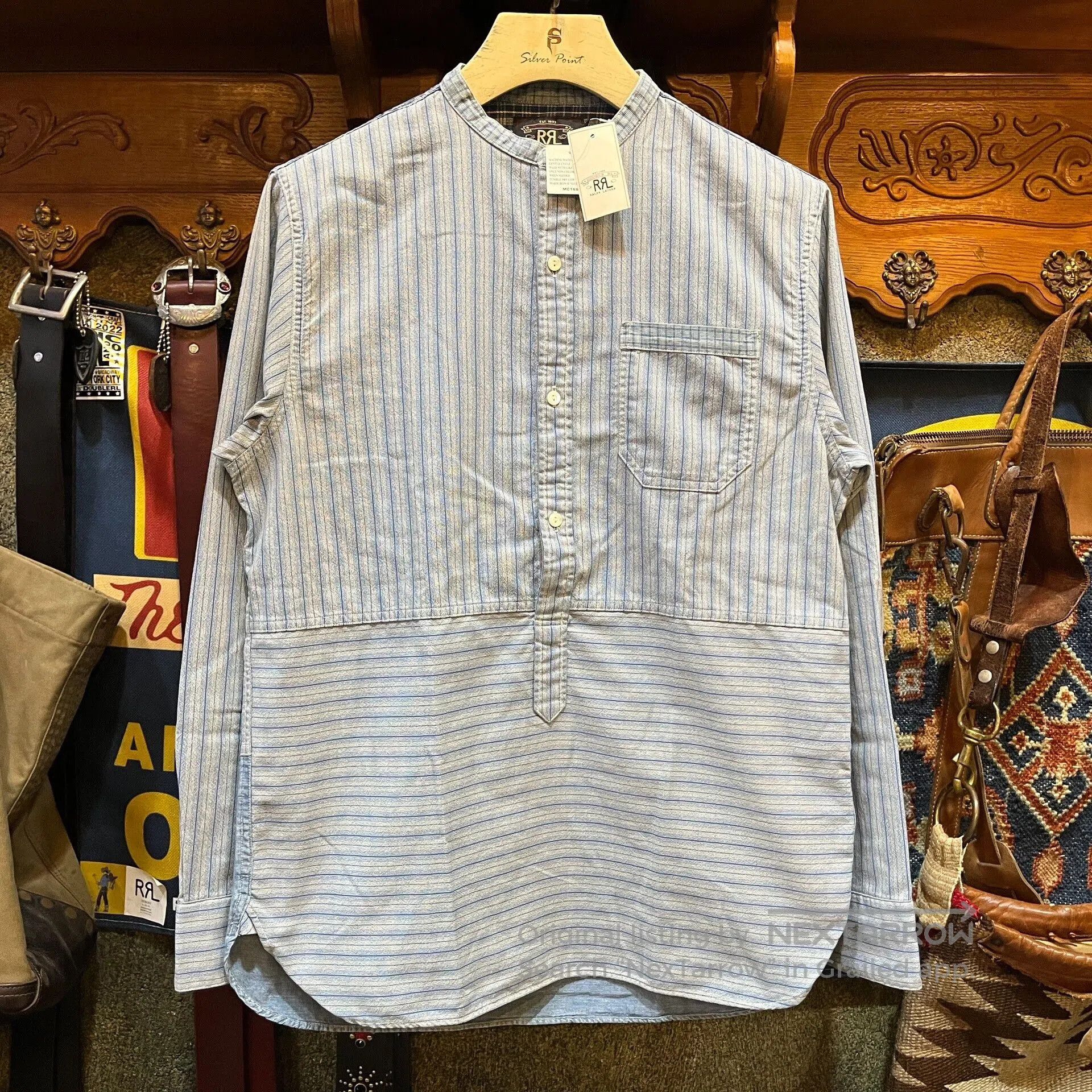 RRL Ralph Lauren RRL Striped Panel Shirt by Ralph Lauren. Size US M / EU 48-50 / 2 - 1 Thumbnail