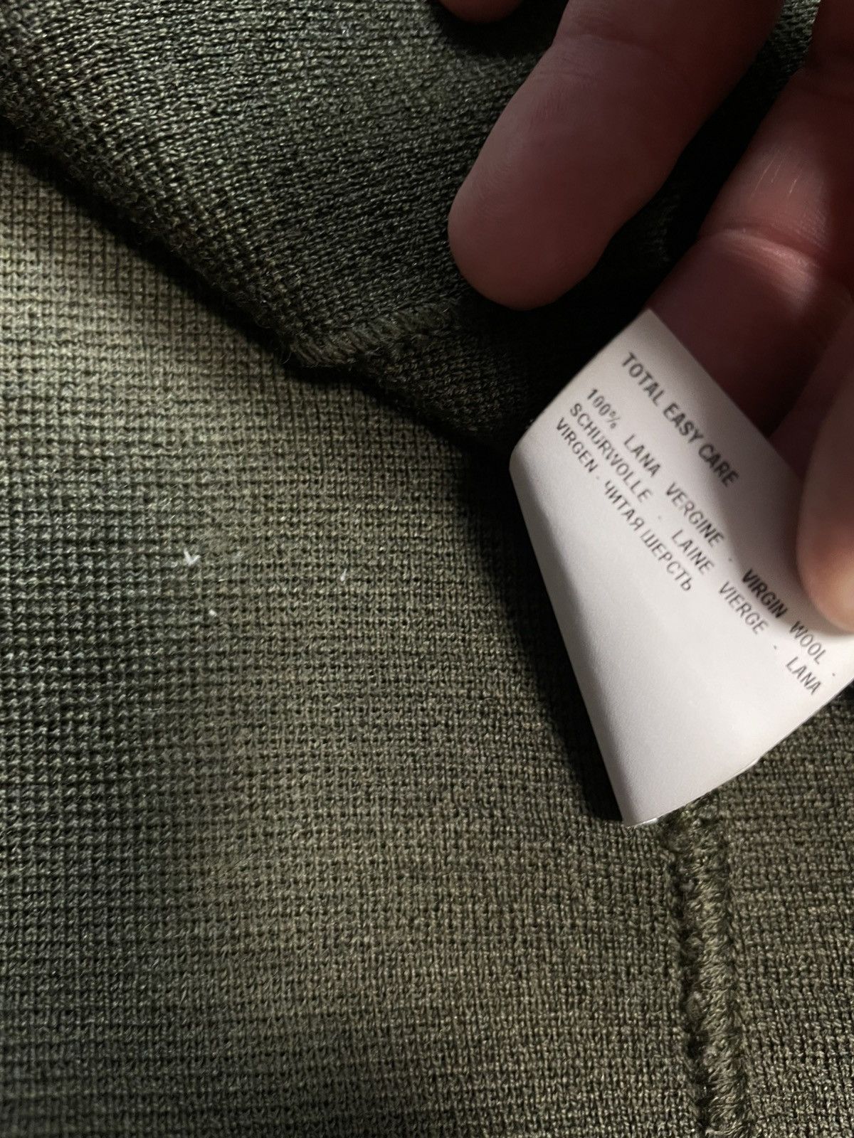 Gran Sasso Gran Sasso Olive Green Travel Virgin Wool Blazer Size 50 Size 50S - 11 Thumbnail