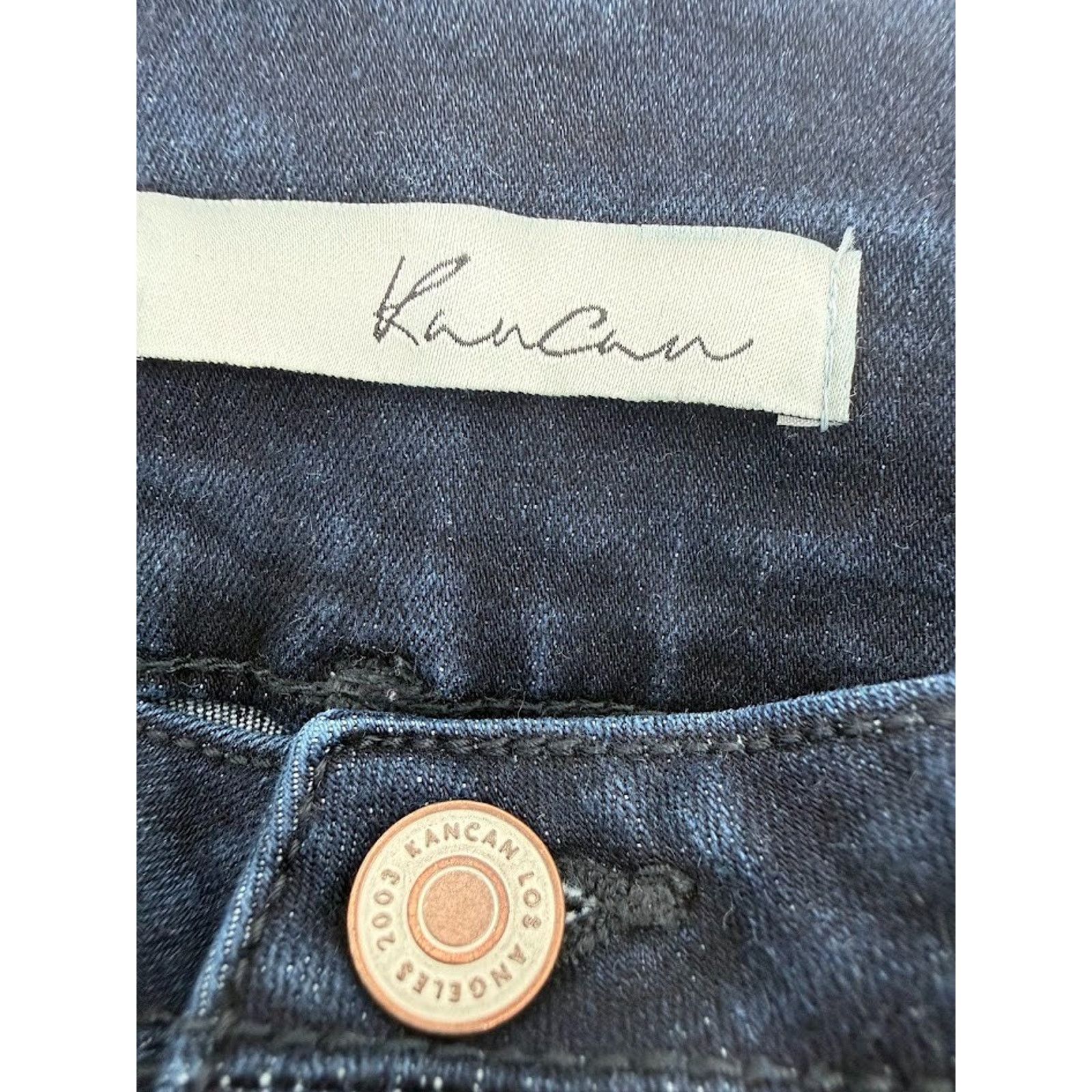 & Other Stories KanCan Womens Jeans 11/29 High Rise Skinny Button Fly Size 29" - 3 Thumbnail