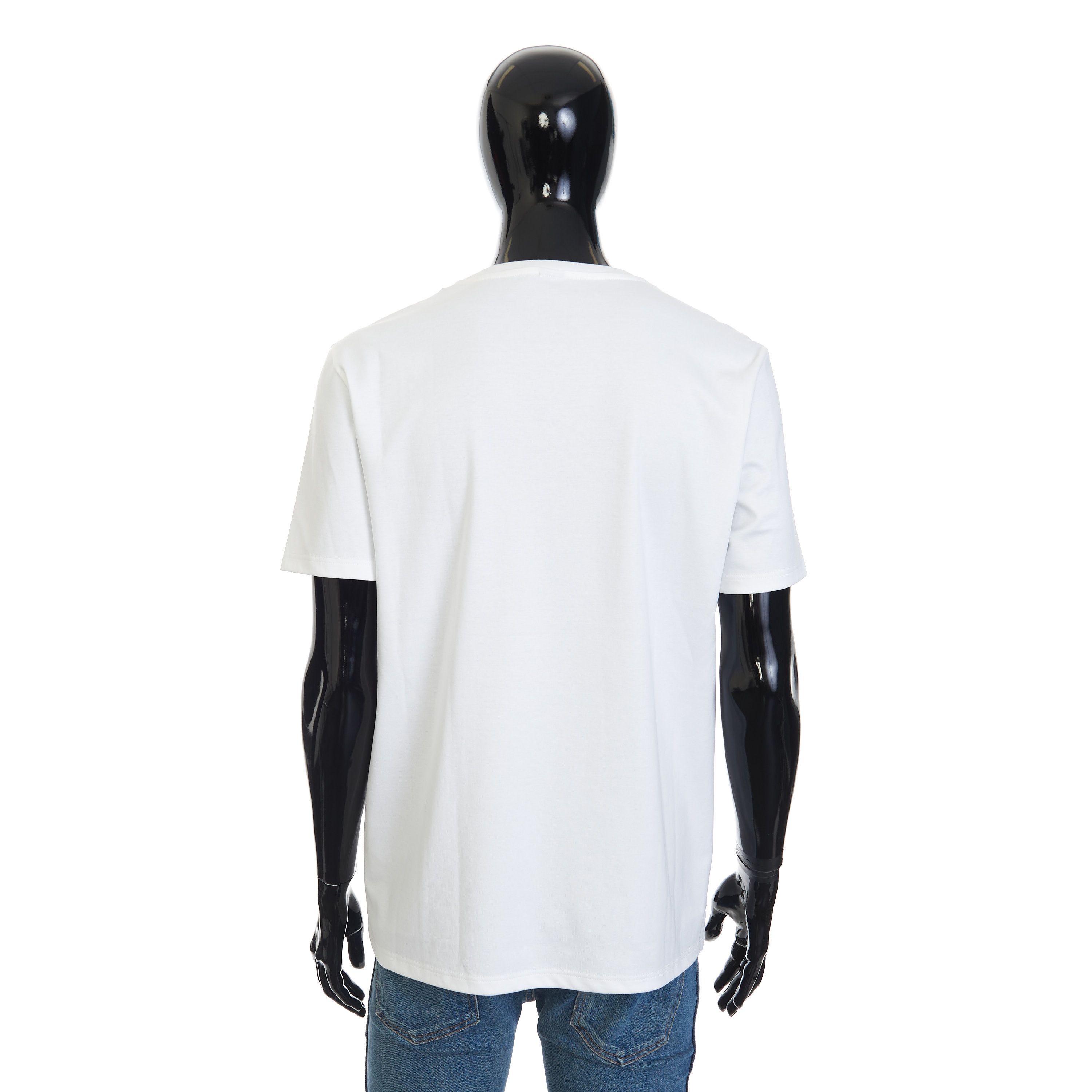 Berluti Embroidered Logo T-shirt In Optic White Cotton Size US XL / EU 56 / 4 - 5 Thumbnail