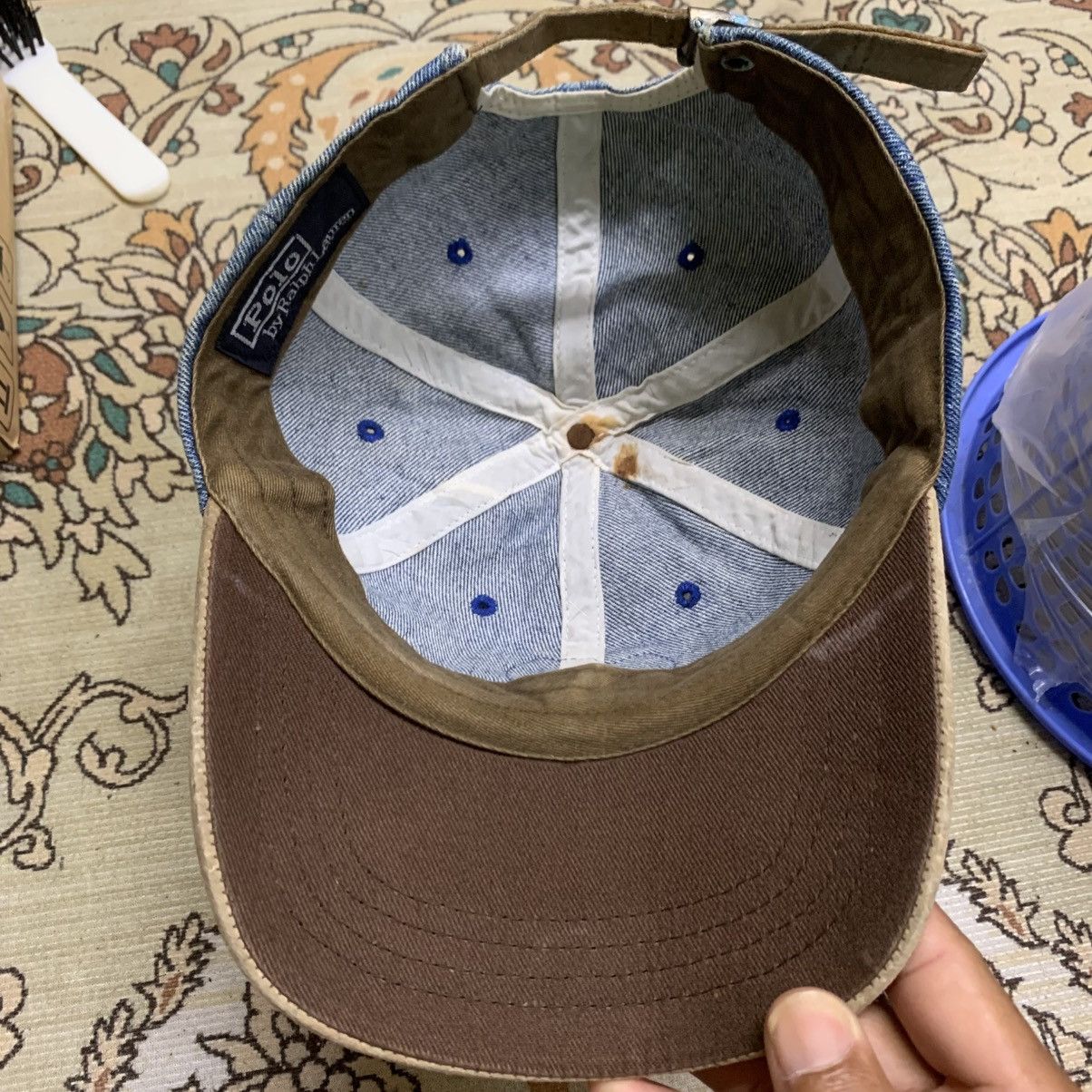 Polo Ralph Lauren VINTAGE POLO RALPH LAUREN DENIM CAP Size ONE SIZE - 6 Thumbnail