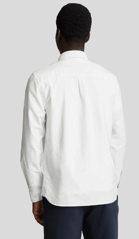 Lyle & Scott LYLE & SCOTT TONAL EAGLE PLAIN OXFORD WHITE LW2112TON 626-S Size US S / EU 44-46 / 1 - 4 Thumbnail