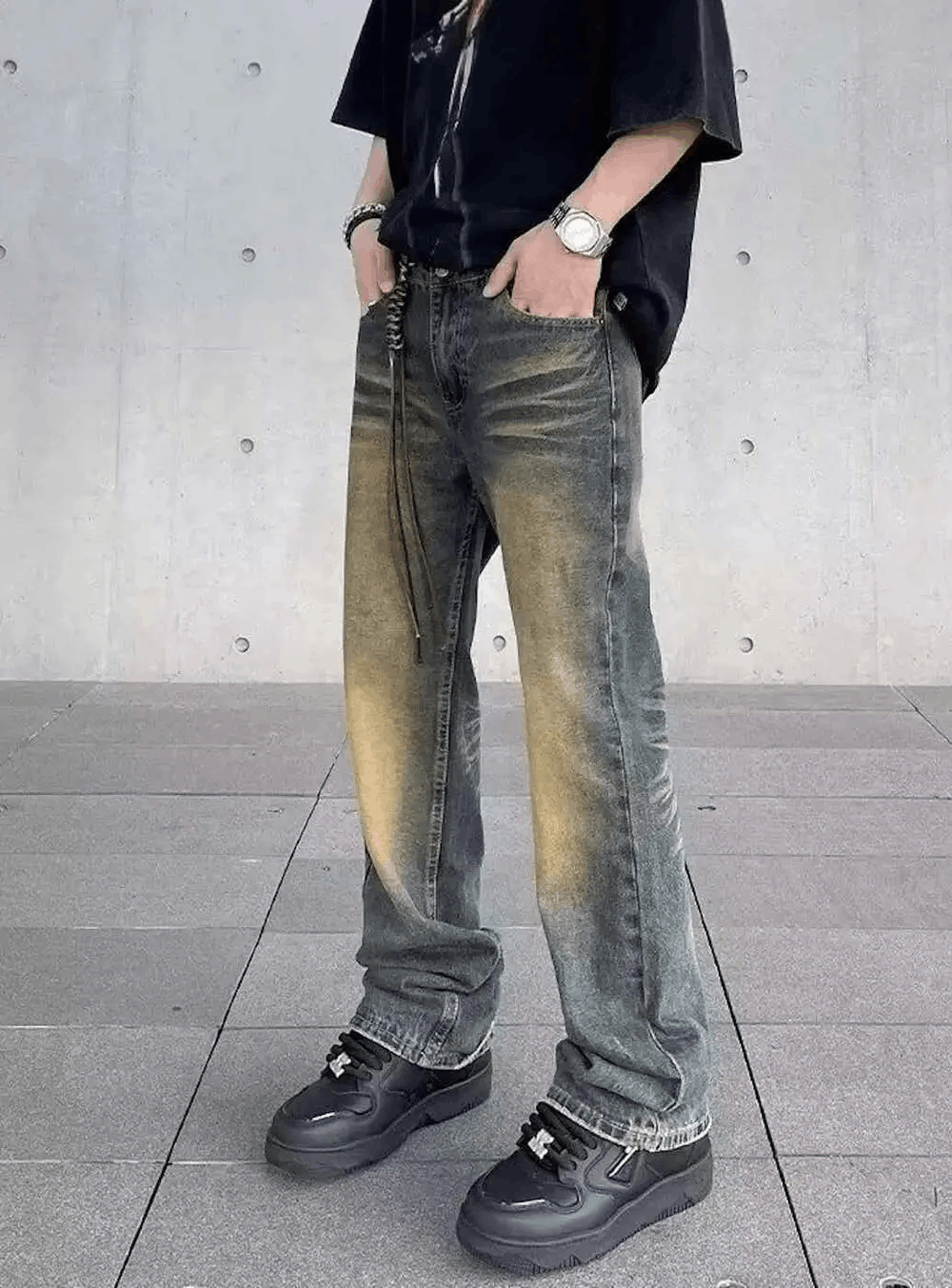 Japanese Brand × Vintage Vintage Style Mud Dye Blue Jeans Size US 30 / EU 46 - 5 Thumbnail