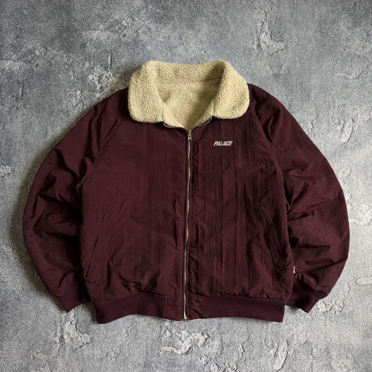 Palace Palace Reversible Sherpa Bomber Luxury Colour Burgundy/Cream Size US L / EU 52-54 / 3 - 4 Thumbnail