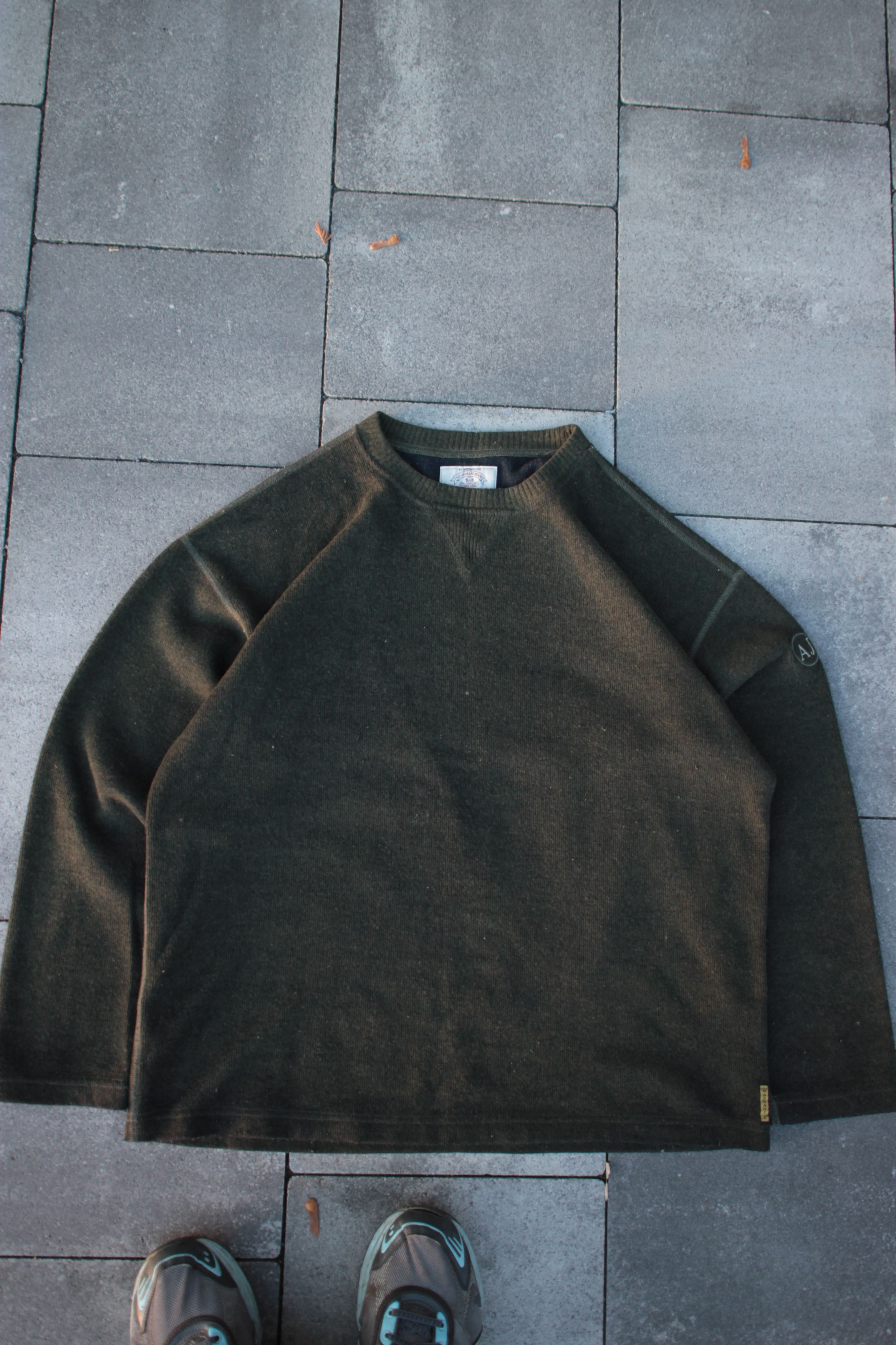 Armani × Designer × Vintage Vintage ARMANI JEANS LANA WOOL SWEATER MADE IN ITALY Size US L / EU 52-54 / 3 - 5 Thumbnail