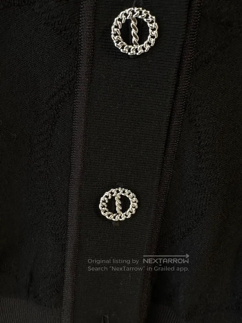 Hermes Hermes Women's Jacquard Long Sleeve Open Front Cardigan Size XS / US 0-2 / IT 36-38 - 4 Thumbnail