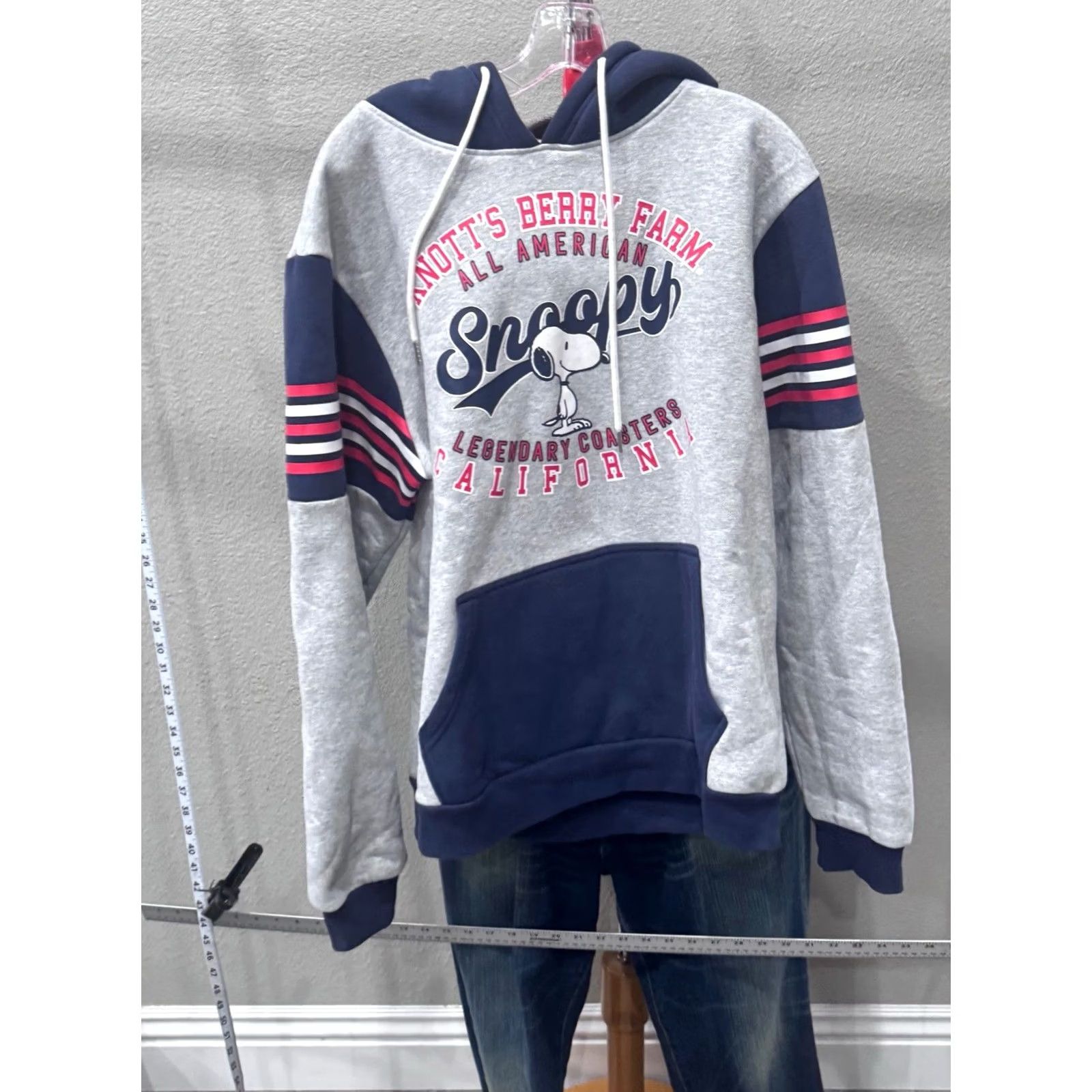 Vintage Knotts Berry Farm Snoopy Hoody SWEATER XL Extra Large Size US XL / EU 56 / 4 - 3 Thumbnail