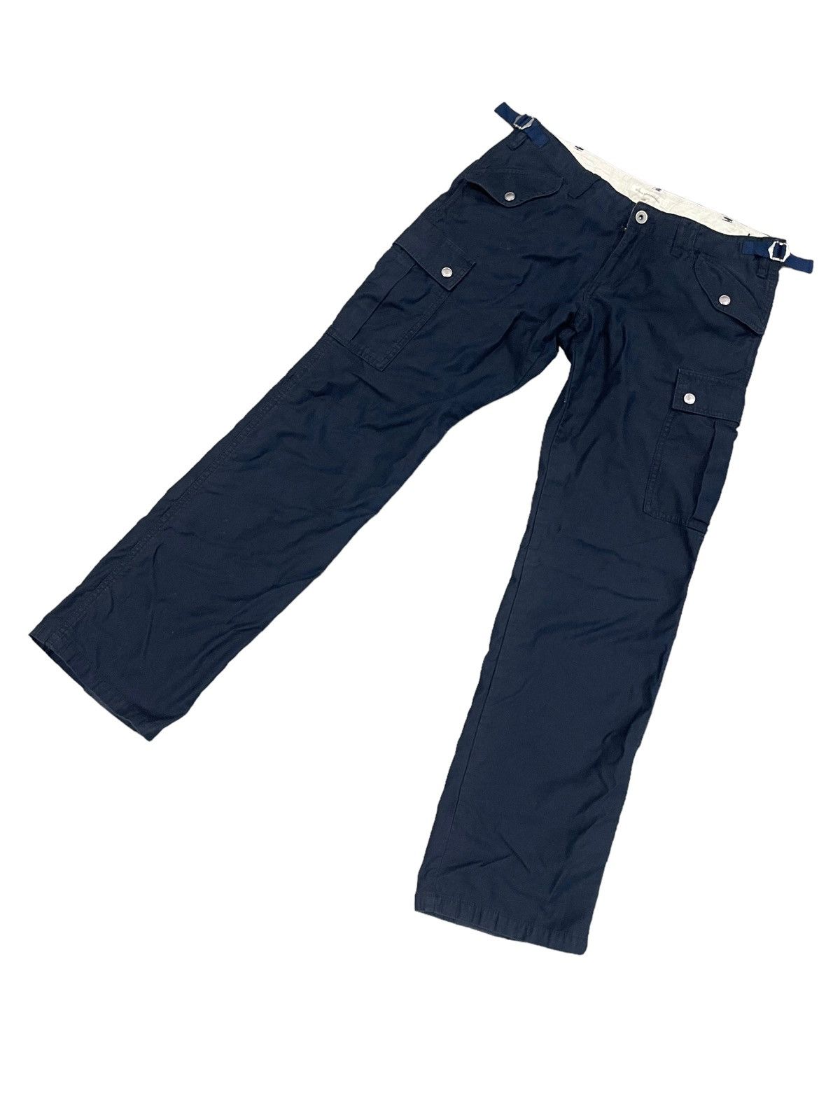 Japanese Brand × Vintage Vintage Green Label Relaxing Cargo Pants Size US 32 / EU 48 - 2 Thumbnail