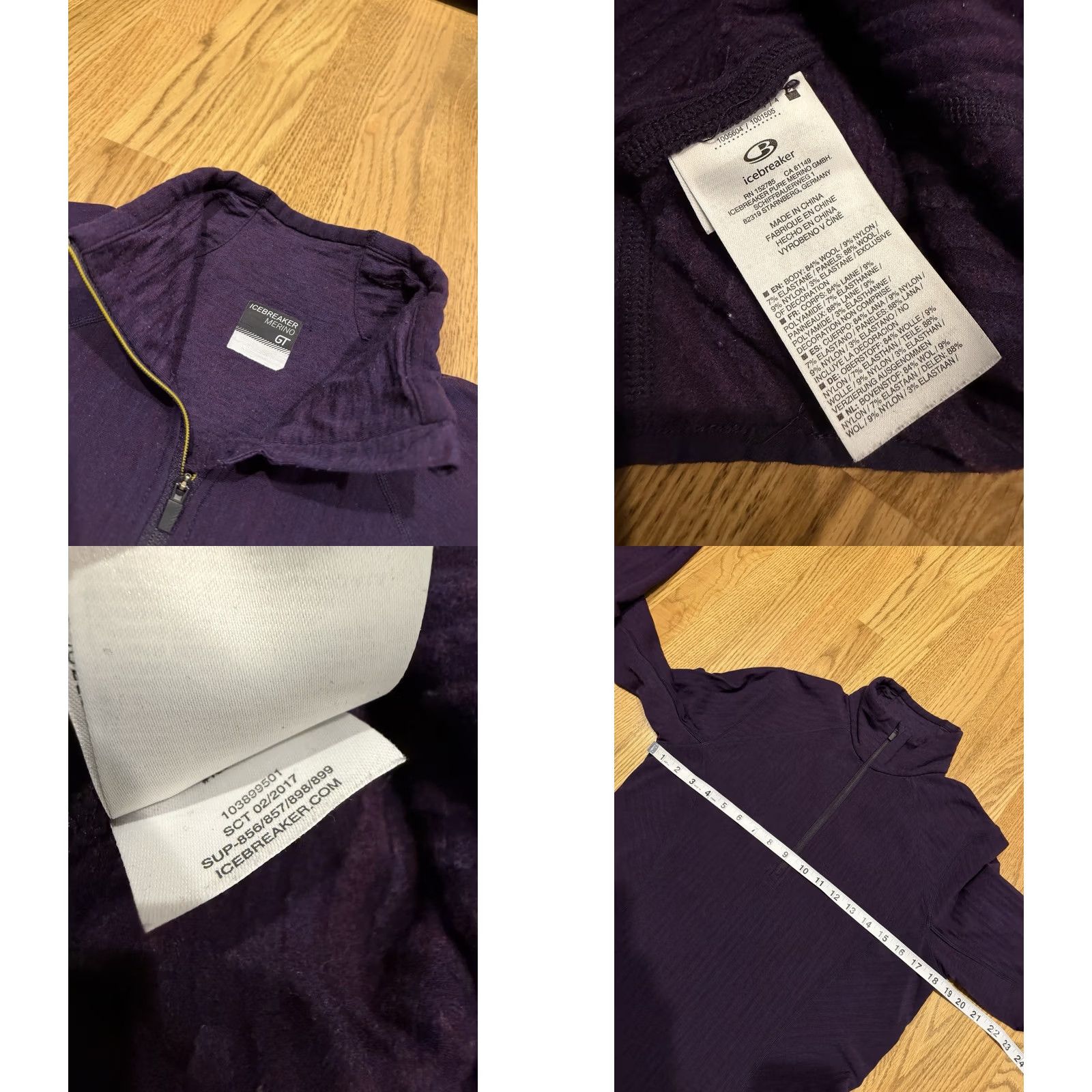 Icebreaker Icebreaker Sweater Womens L Purple Merino Wool Pullover Women Size Thumbholes Size L / US 10 / IT 46 - 8 Thumbnail