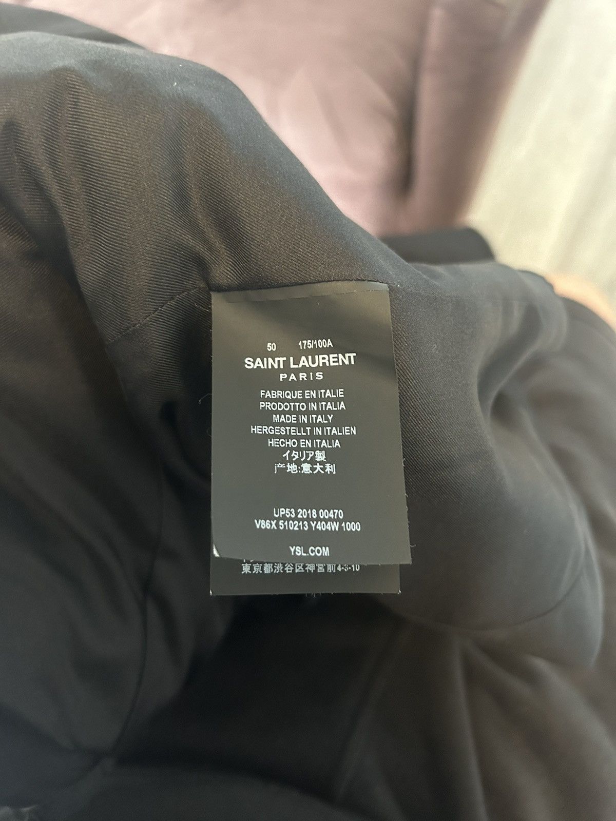 Saint Laurent Paris Black Wool Blazer Size US M / EU 48-50 / 2 - 11 Thumbnail