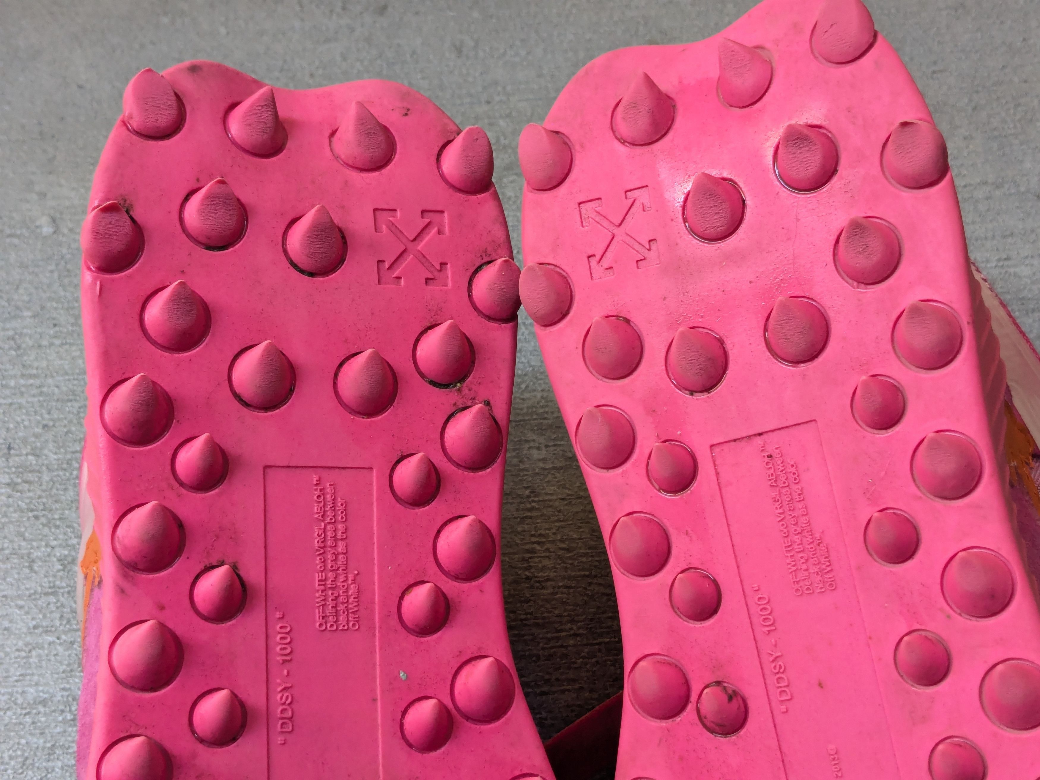 Off-White Off-White Odsy-2000 Sneakers Pink 7 40 Suede Size US 7 / EU 40 - 18 Thumbnail
