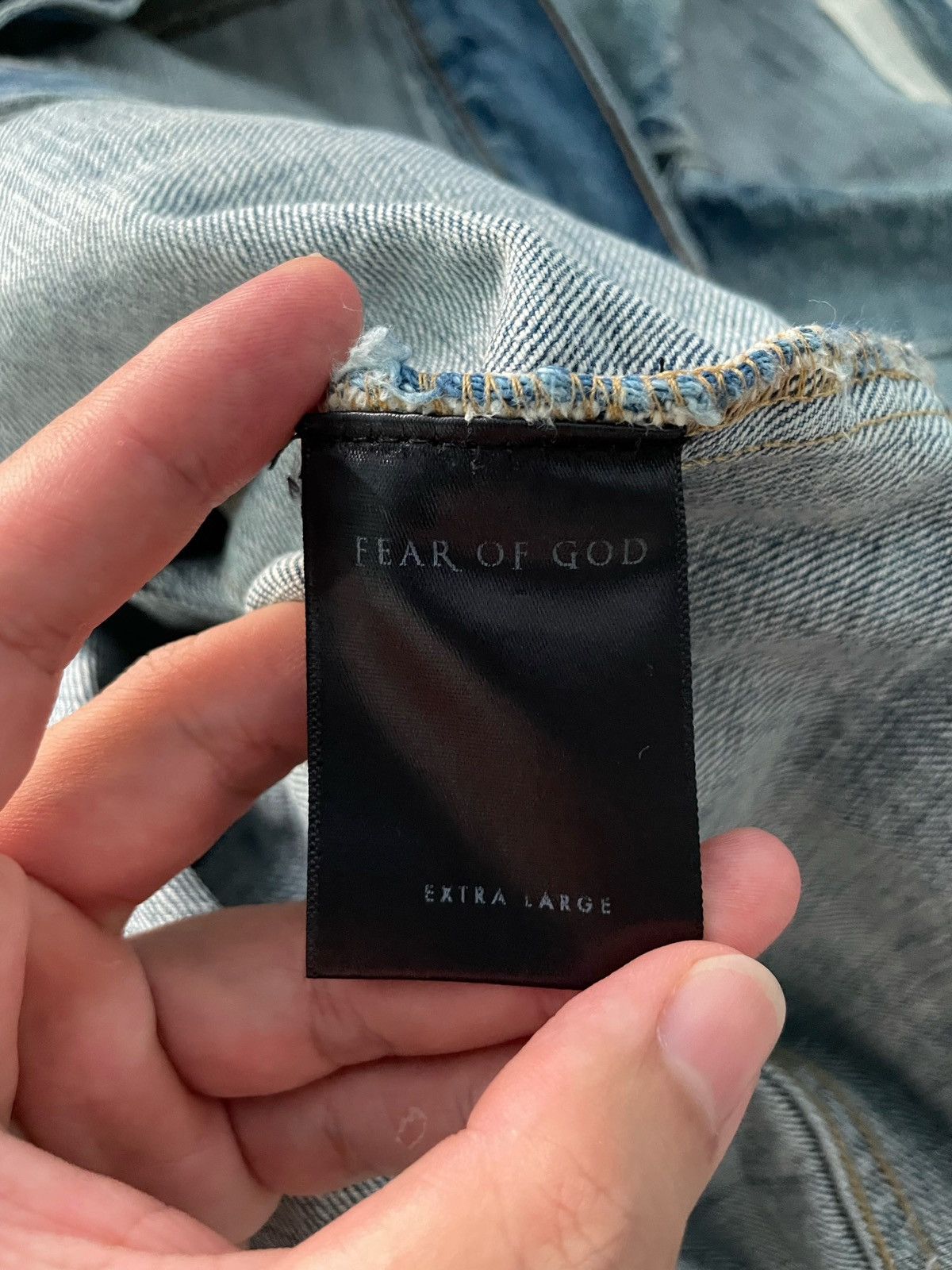 Fear of God Fear Of God 4th Collection OG Denim Jacket Size US XL / EU 56 / 4 - 13 Thumbnail
