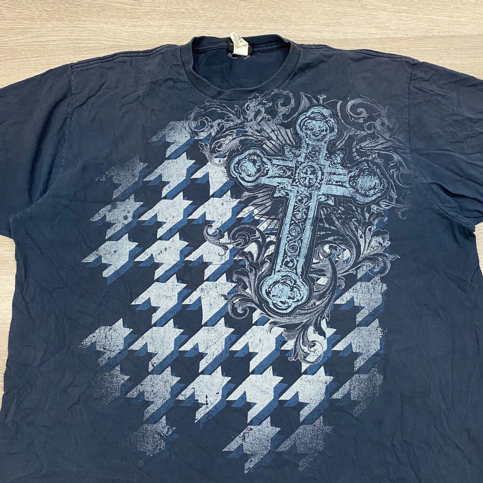 Other Hyrbid Tees Y2K Cross T Shirt Men's 2X Punk Grunge Goth Size US XXL / EU 58 / 5 - 2 Thumbnail