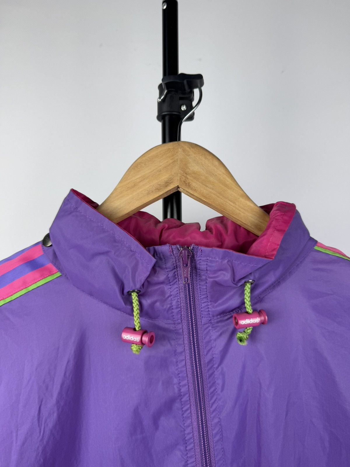 Adidas × Vintage 🔥 Rare 70-80s Vintage Adidas Raincoat Jacket Transforms Bag Size US XL / EU 56 / 4 - 3 Thumbnail