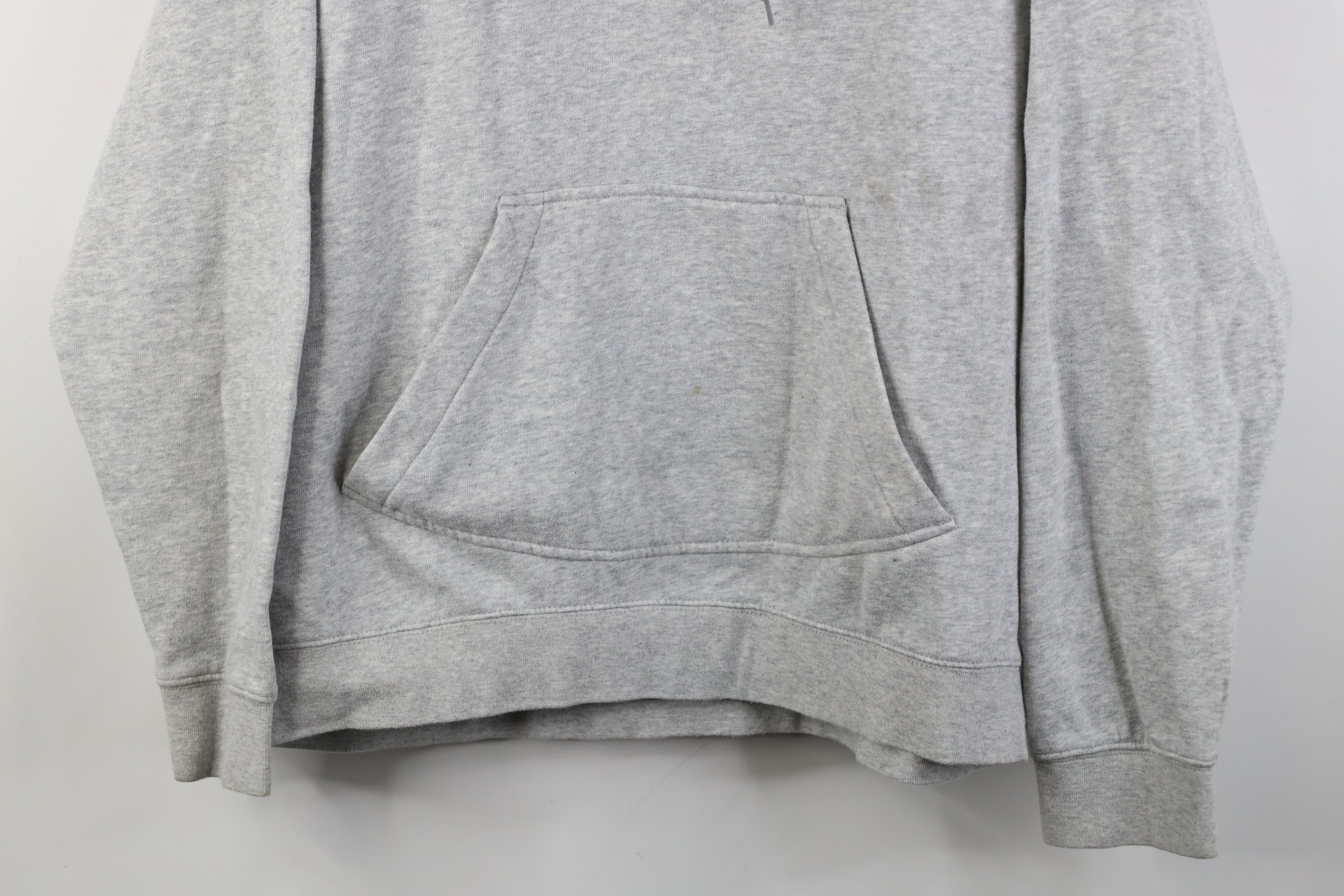 Nike Vintage Y2K Nike Mini Swoosh Hoodie Sweatshirt Heather Gray Size US L / EU 52-54 / 3 - 3 Thumbnail