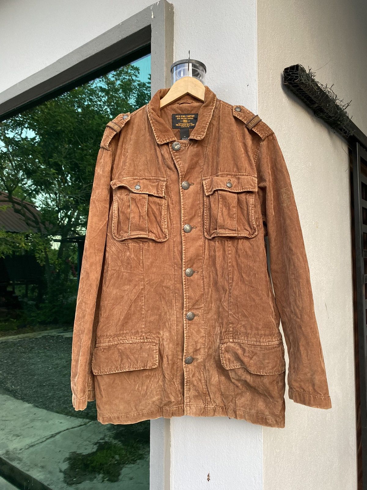 Designer × Polo Ralph Lauren × Vintage Polo Ralph Lauren Corduroy Parka Size US XL / EU 56 / 4 - 1 Thumbnail