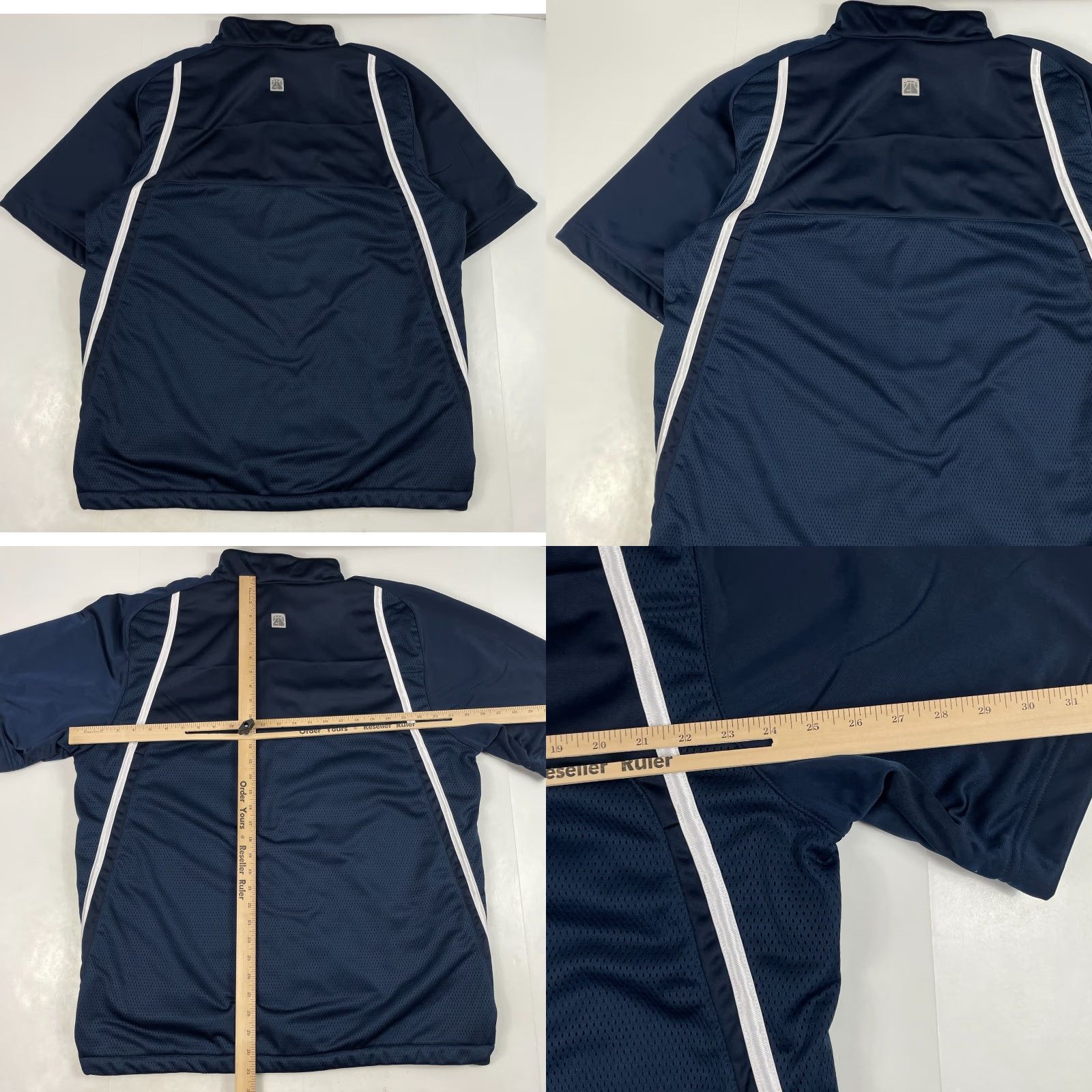 Nike VINTAGE Nike Jacket Mens XL Blue Snap Baggy Warm Up Basketball Y2K Spring Fall Winter Size US XL / EU 56 / 4 - 8 Thumbnail