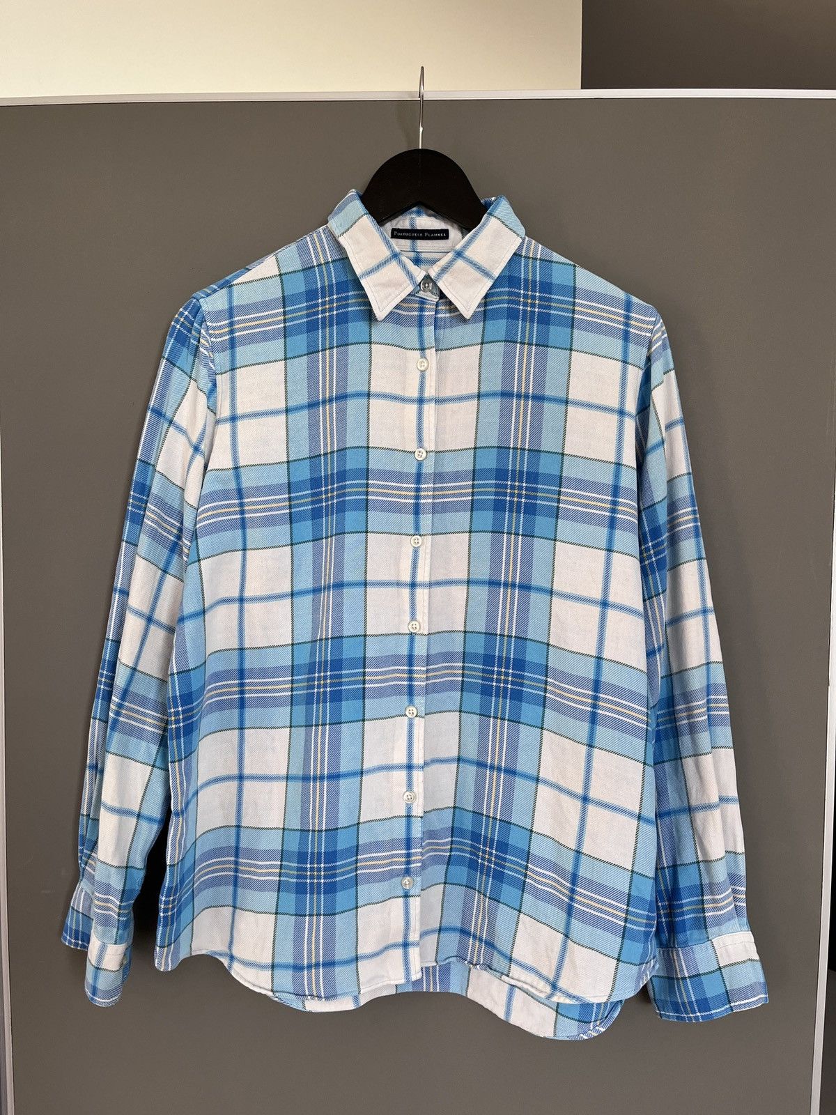 Portuguese Flannel Portuguese Flannel Blue Checkered Flannel Shirt Size S / US 4 / IT 40 - 1 Thumbnail
