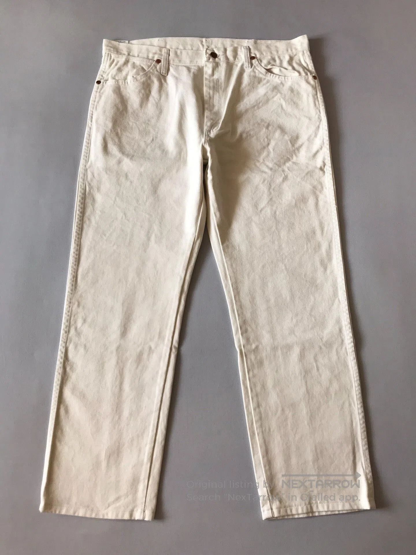 Wrangler Wrangler 13MWZ White Jeans W36L30. Size US 36 / EU 52 - 2 Thumbnail