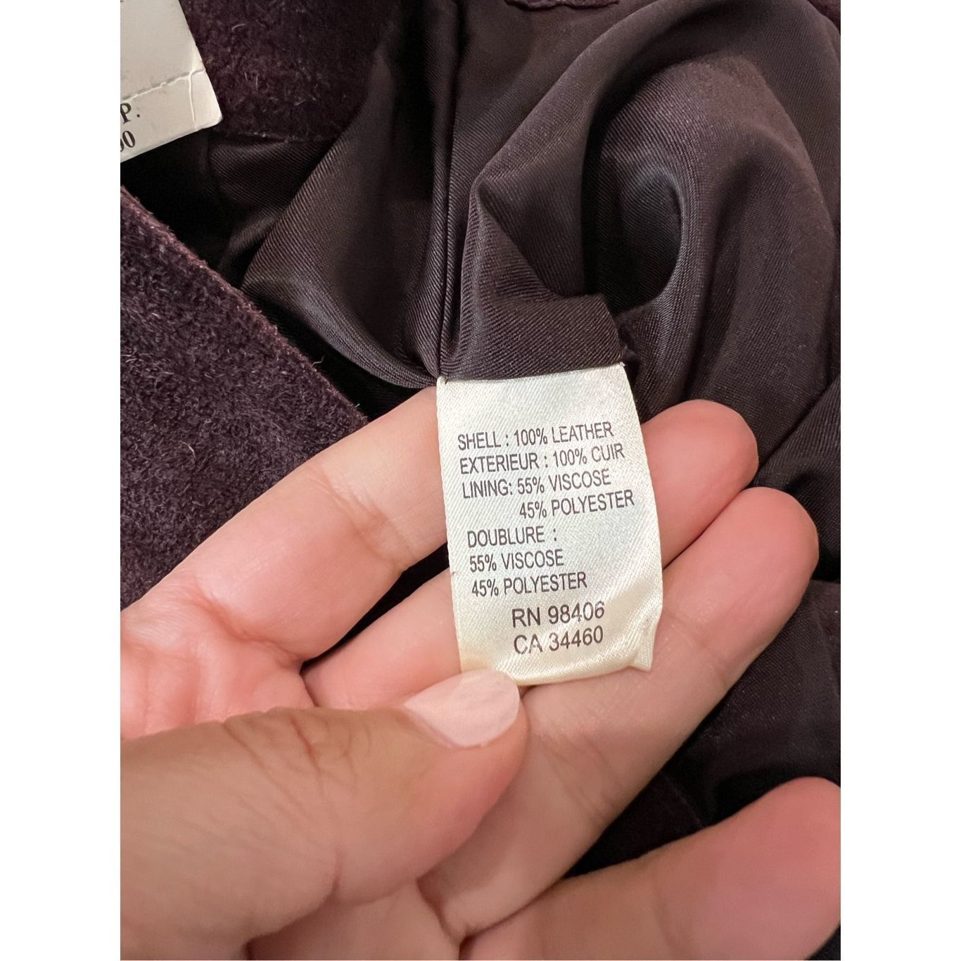 Theory Theory NWT Pants Women's Merlot Suede Leather Fully Lined Bo Size 27" / US 4 / IT 40 - 13 Thumbnail