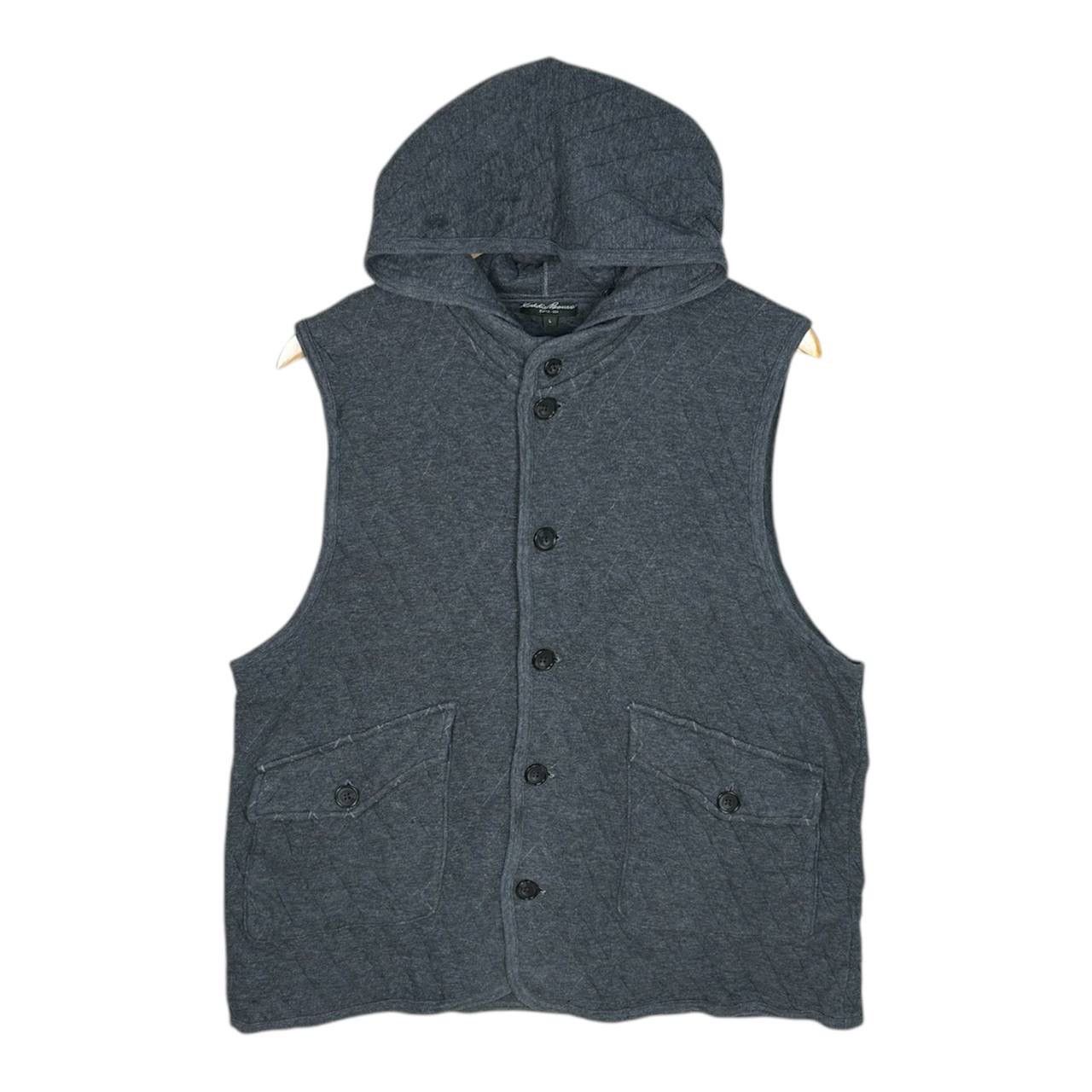 Eddie Bauer 2000s Eddie Bauer Vest Jacket Quilted Hooded Vest Size US L / EU 52-54 / 3 - 1 Thumbnail