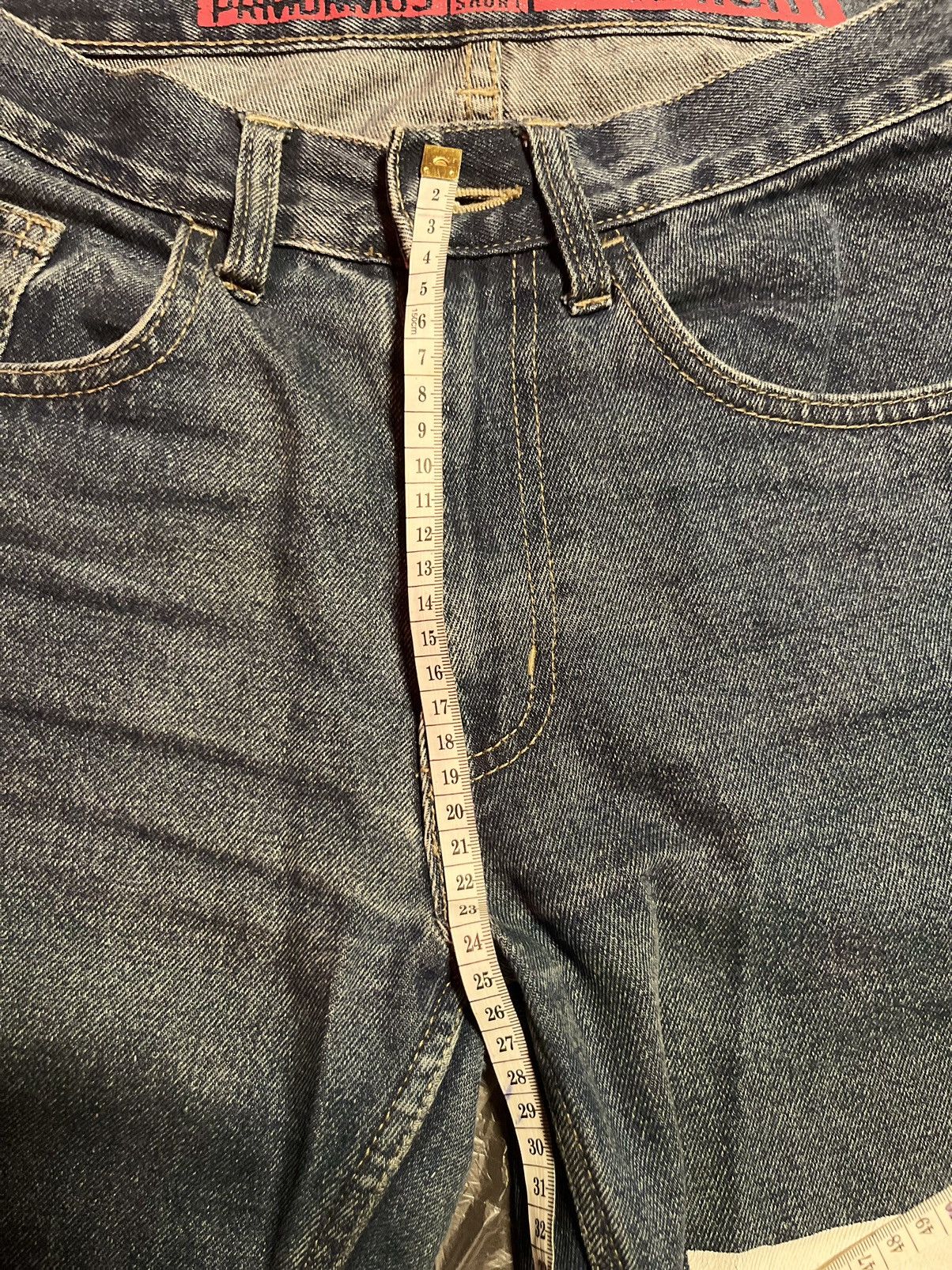 Japanese Brand Custom Horror Graphic Denim Jeans (Straight Fit, DIY2020s) Size US 30 / EU 46 - 6 Thumbnail