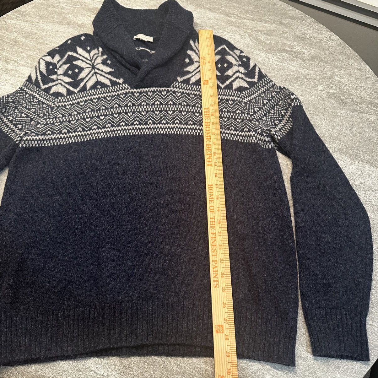 Gap × Vintage Gap Sweater Lambswool Neck Fair Isle Knit Vintage Nordic Size US XL / EU 56 / 4 - 5 Thumbnail